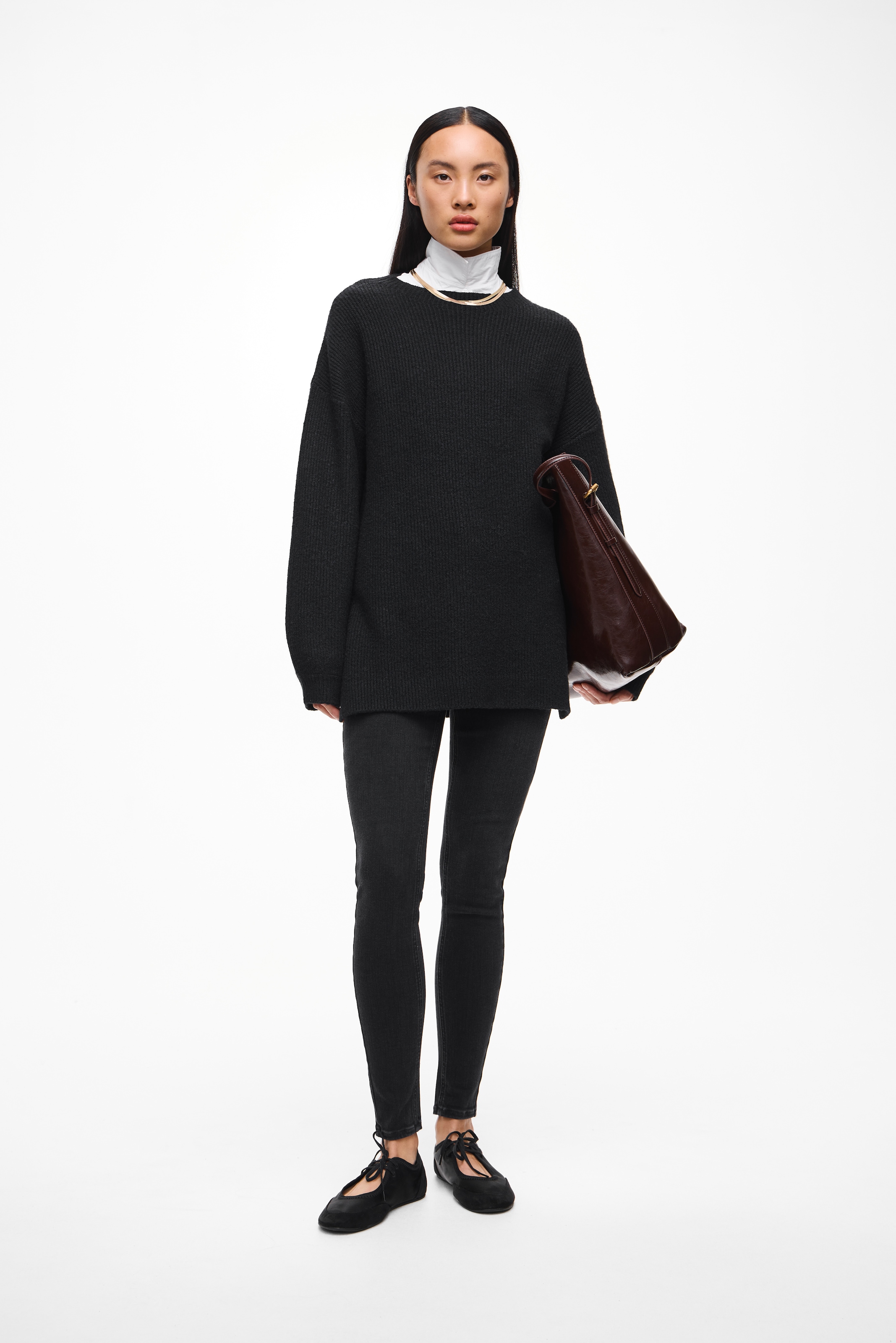 Vila Skinny-fit-Jeans "VISARAH RW SKINNY JEANS BLK BUB00-NOOS" günstig online kaufen
