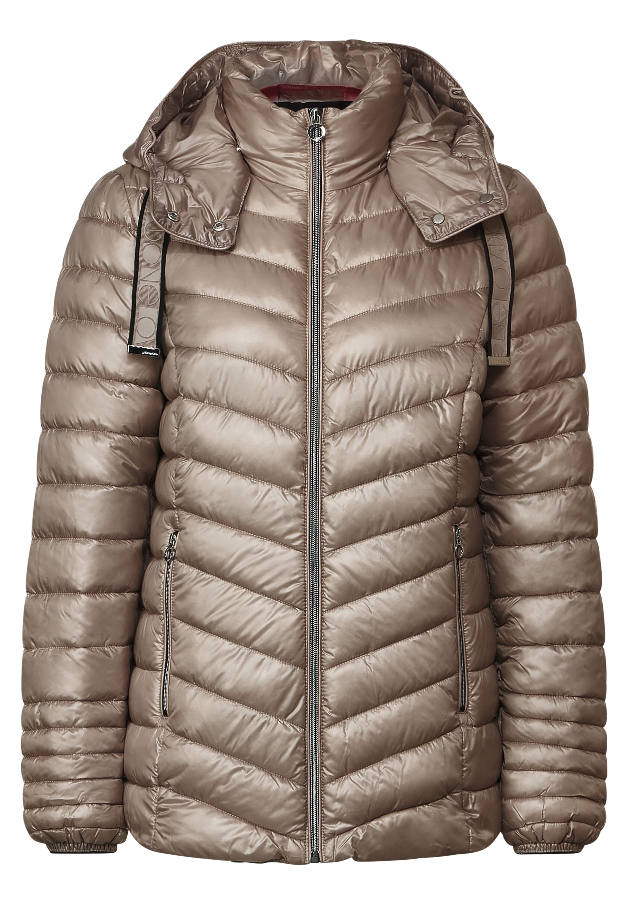 STREET ONE Steppjacke, mit Kapuze, mit abnehmbarer Kapuze