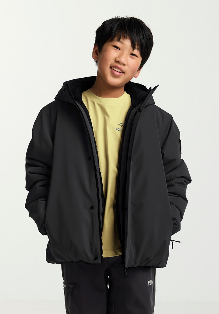 Jack Wolfskin Outdoorjacke »TEEN INS JACKET K«, mit Kapuze