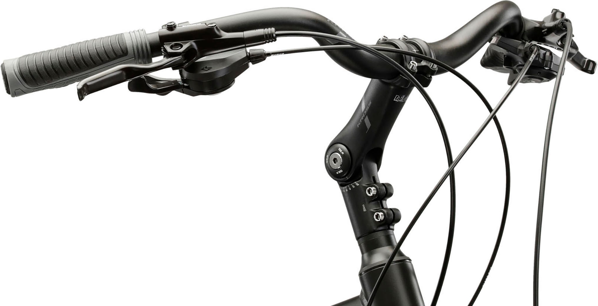 Kross Trekkingrad »KROSS Trekkingrad 28" Trans 5.0 ULT.RA  schwarz 18 Gänge« 18 Gang Shimano CUES U3020 Schaltwerk Kettenschaltung