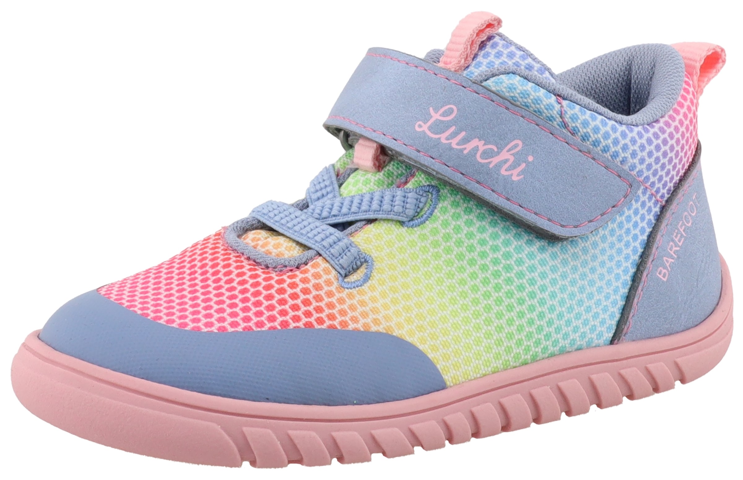 Lurchi Barfußschuh »Baran, Barefoot«, Slipper, mit Farbverlauf, Größenschablone zum Download