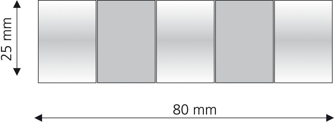 Endknopf 2 Gardinenstangen-Endstück - »Endstück, Zylinder, (2 edelstahl-optik Toulouse | Stück \