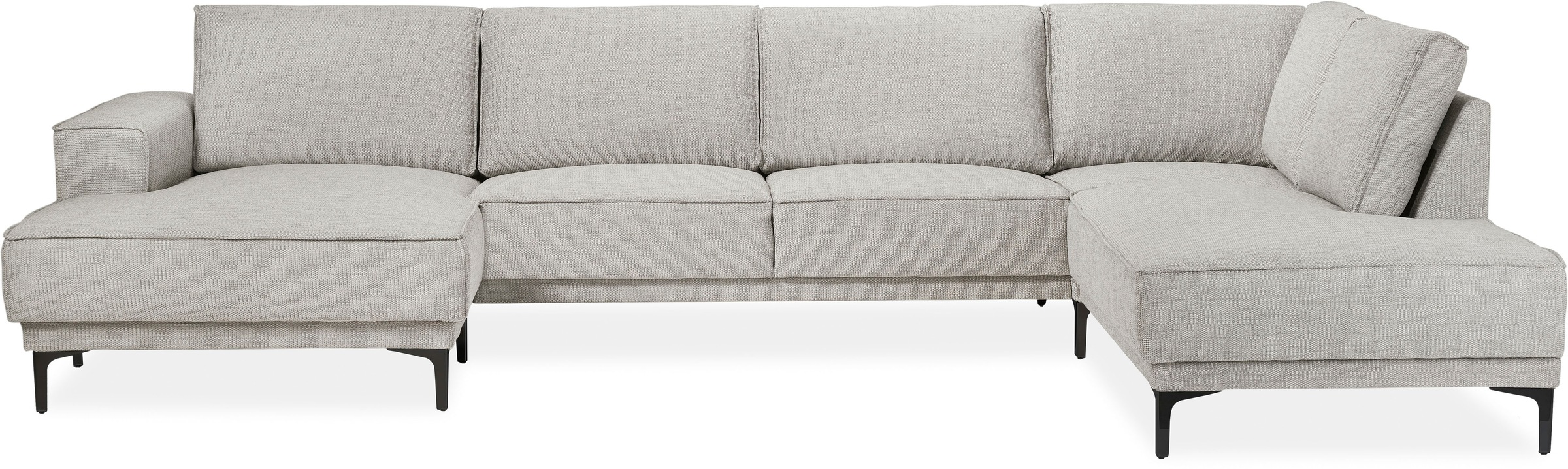 OTTO home Wohnlandschaft "XXL Sofa Oland, Struktur, Flachgewebe, Luxus-Micr günstig online kaufen