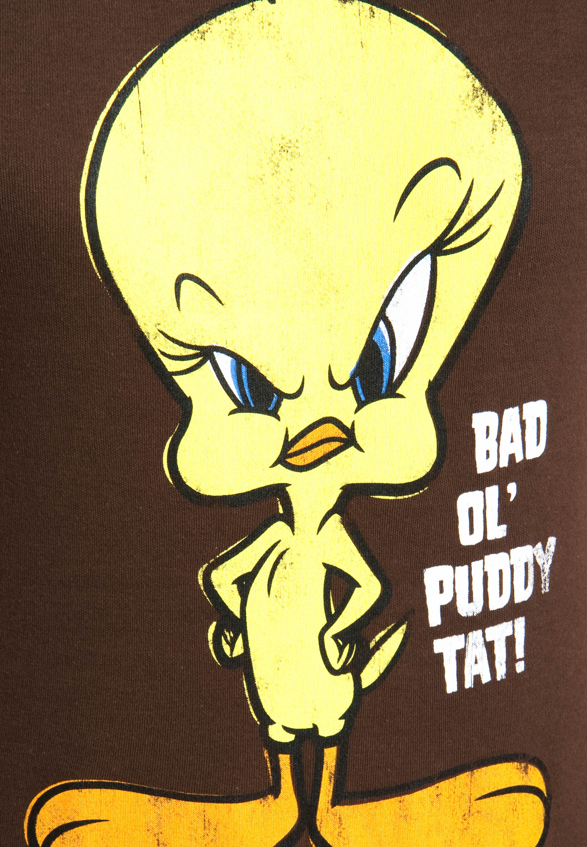LOGOSHIRT T-Shirt »Looney Tunes – Tweety«, mit lizenzierten Originaldesign