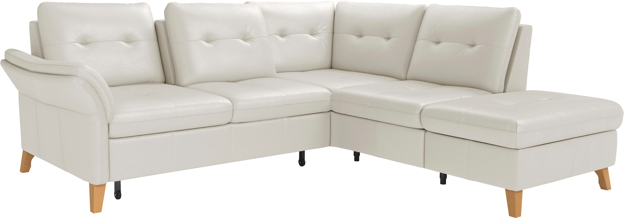 sit&more Ecksofa »Göteborg«, inkl. Sitztiefenverstellung, wahlweise mit Bettfunktion & Bettkasten