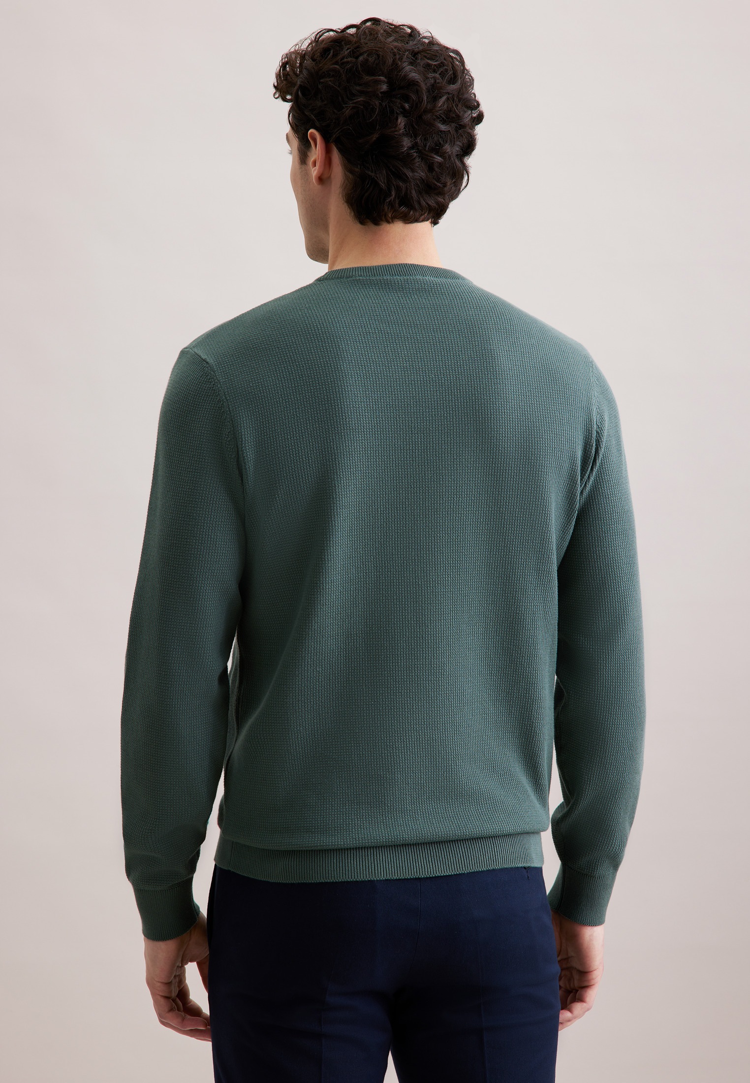 seidensticker Strickpullover "Schwarze Rose" 1/1 Rundhals günstig online kaufen