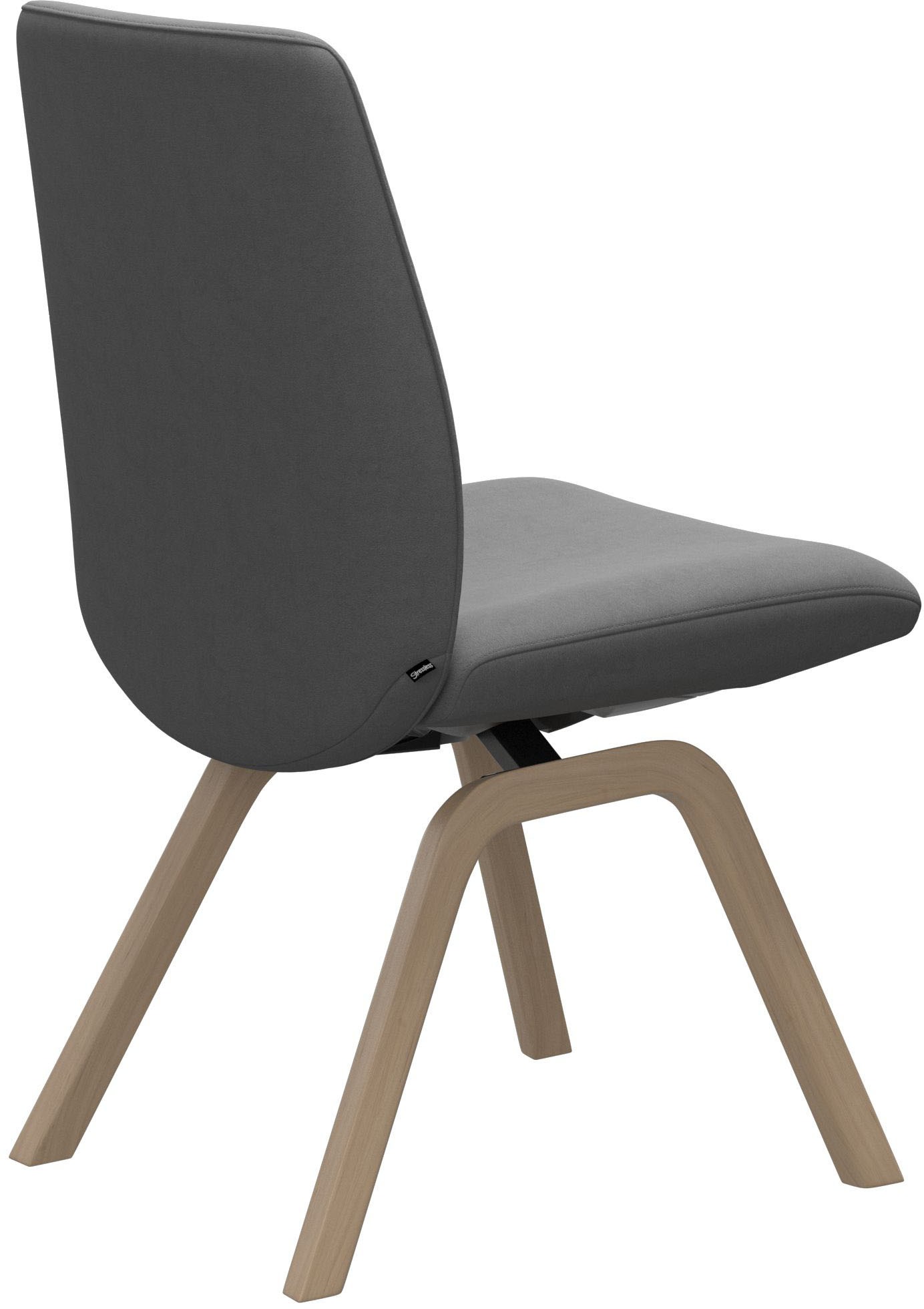 Stressless® Polsterstuhl »Laurel«, Microfaser DINAMICA, Low Back, Größe L, mit schräggestellten Beinen in Schwarz