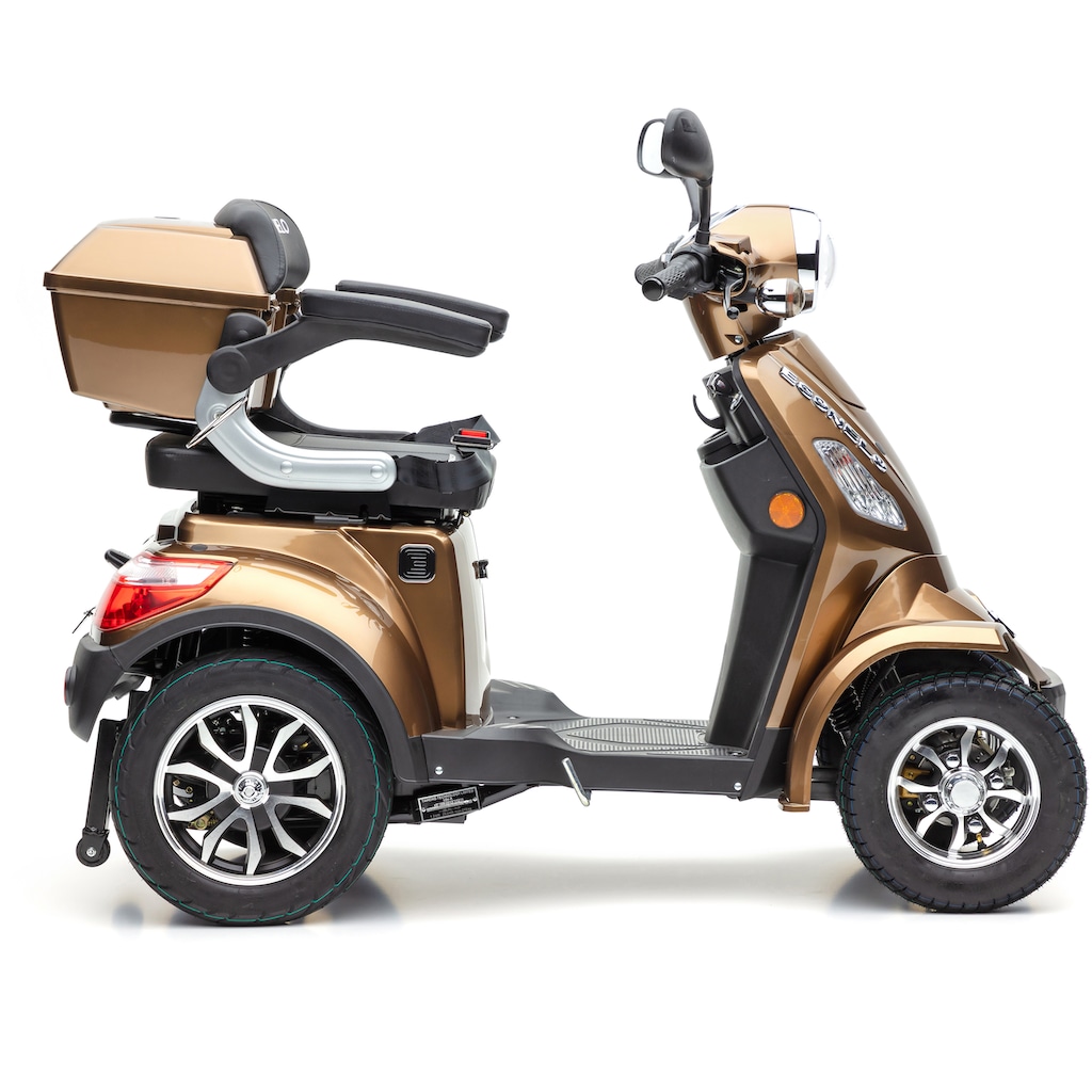 ECONELO Elektromobil »Seniorenmobil J4000«, 1000 W, 25 km/h, (mit Topcase)