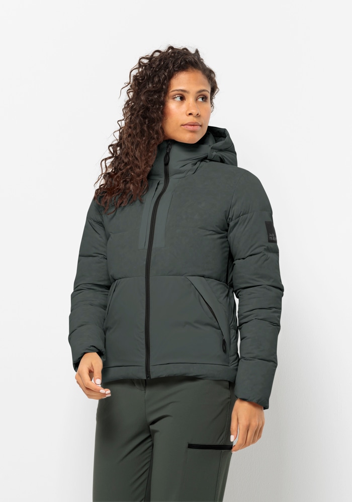 Jack Wolfskin Daunenjacke »WANDERMOOD DOWN JKT W«, mit Kapuze