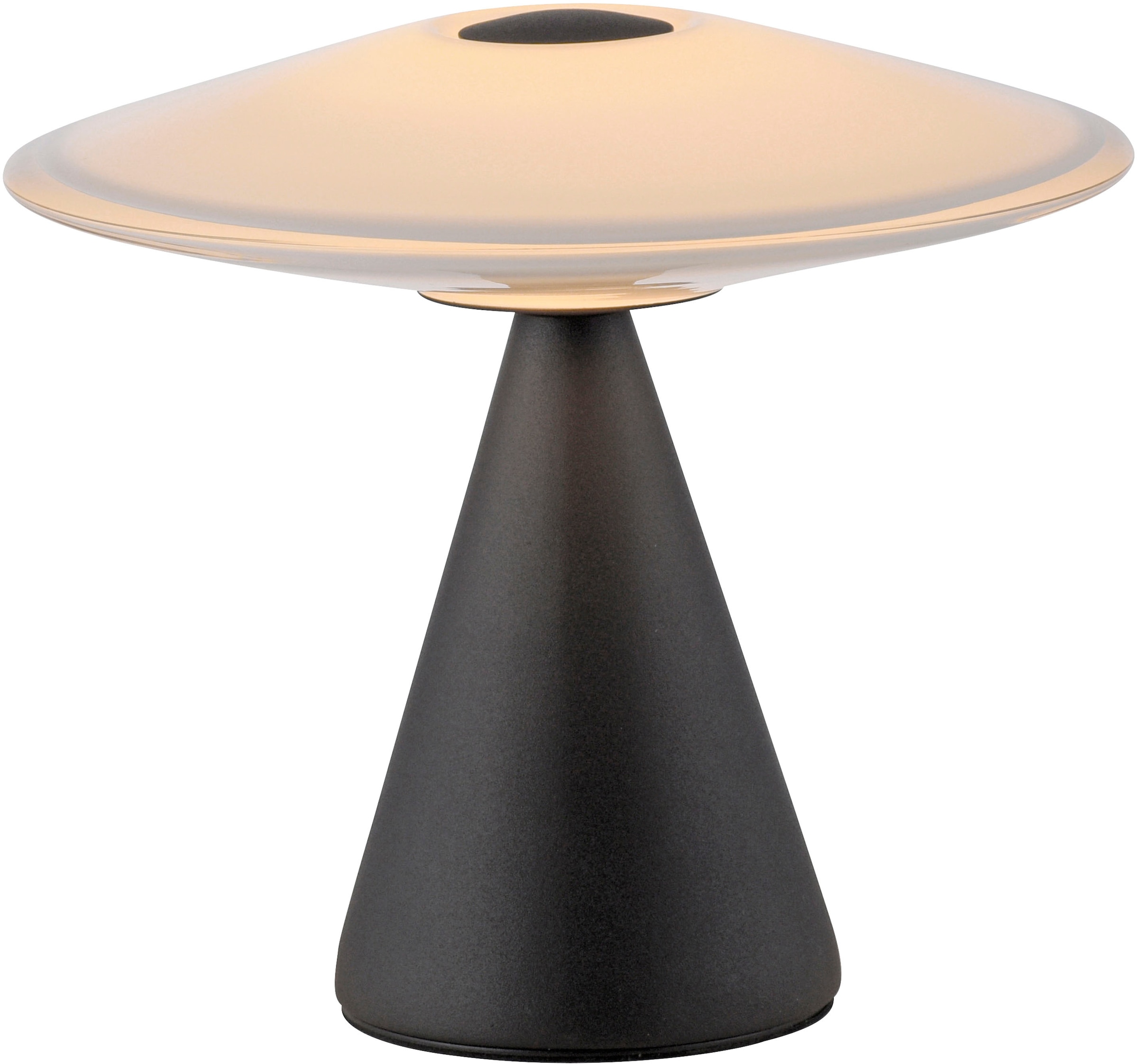 Paul Neuhaus LED Tischleuchte »ELIPSA« LED-Board 1 Stk. Warmweiß Touchdimmer, Memoryfunktion, Opalglas