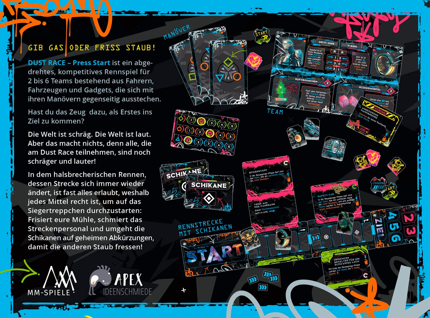 MM - SPIELE Spiel »Dust Race - Press Start«, Made in Germany