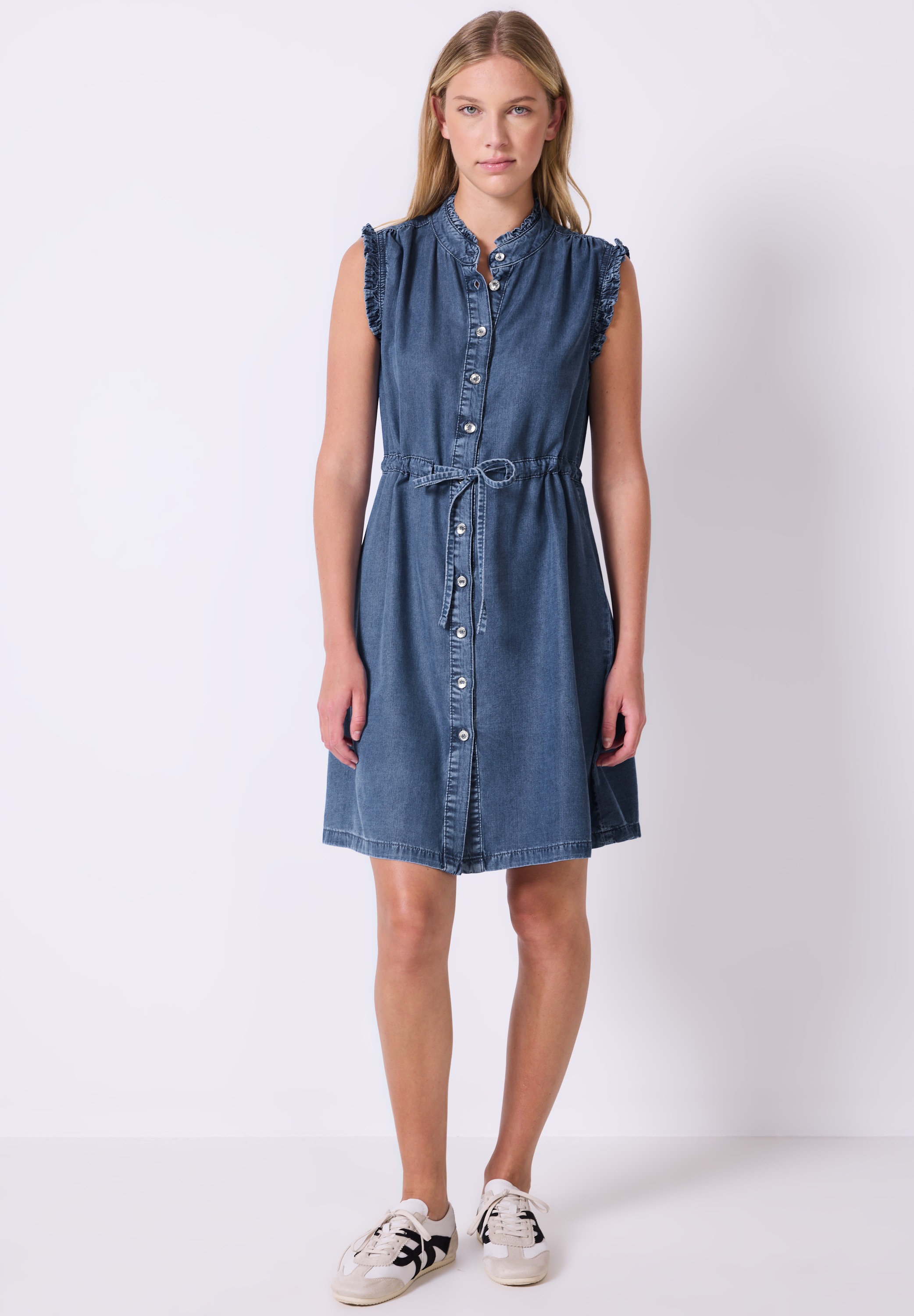 STREET ONE STUDIO Midikleid Ohne Taschen aus Lyocell günstig online kaufen