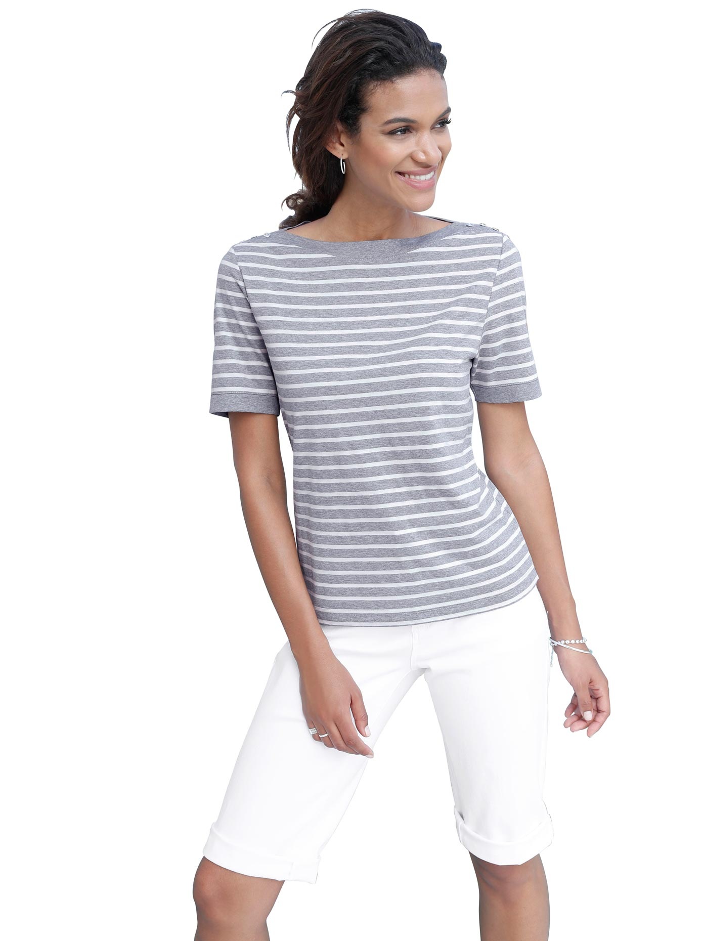 Casual Looks Kurzarmshirt »Shirt« (1 tlg.)