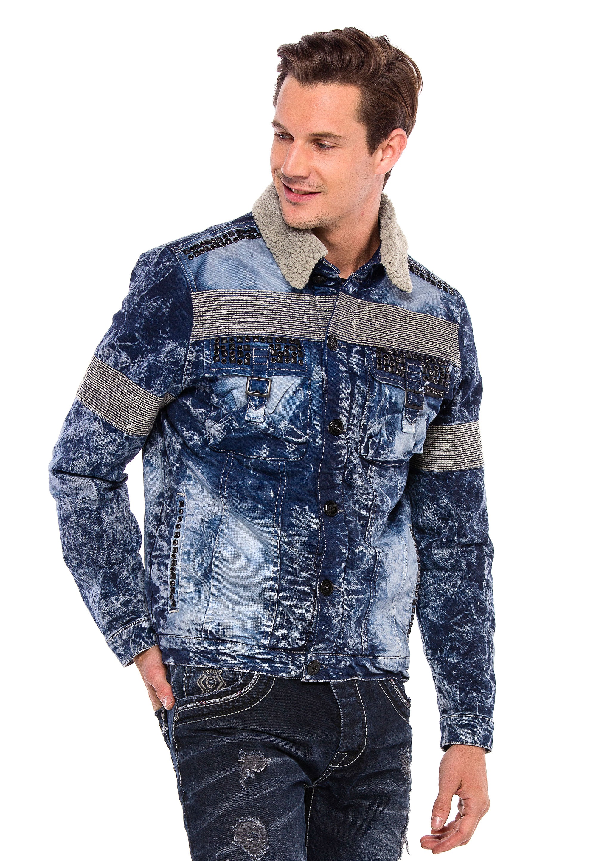 Cipo & Baxx Jeansjacke, (1 St.)