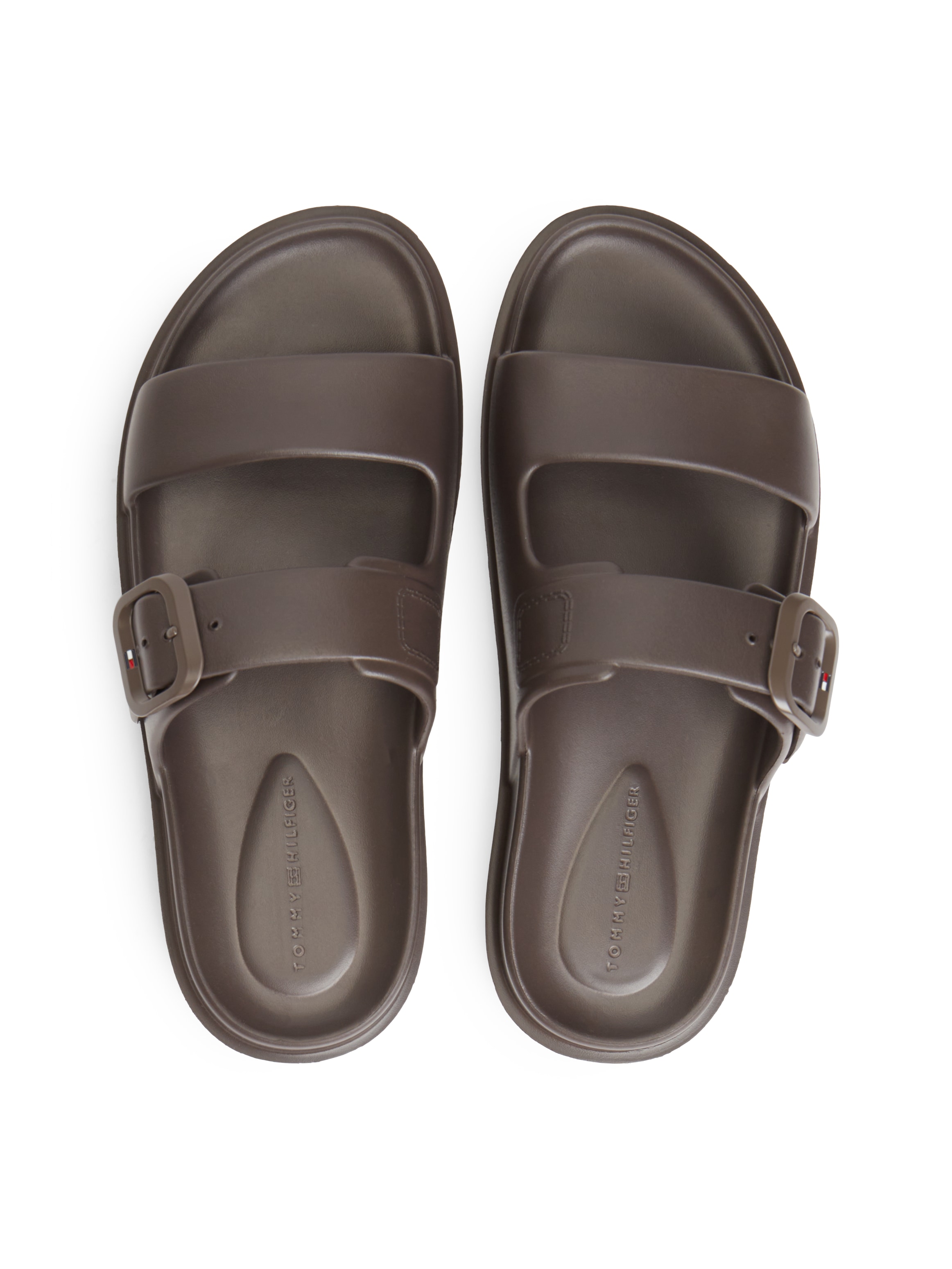Tommy Hilfiger Pantolette »TH MOLDED SUMMER SANDAL«  Sommerschuh mit seitlicher Ziernaht