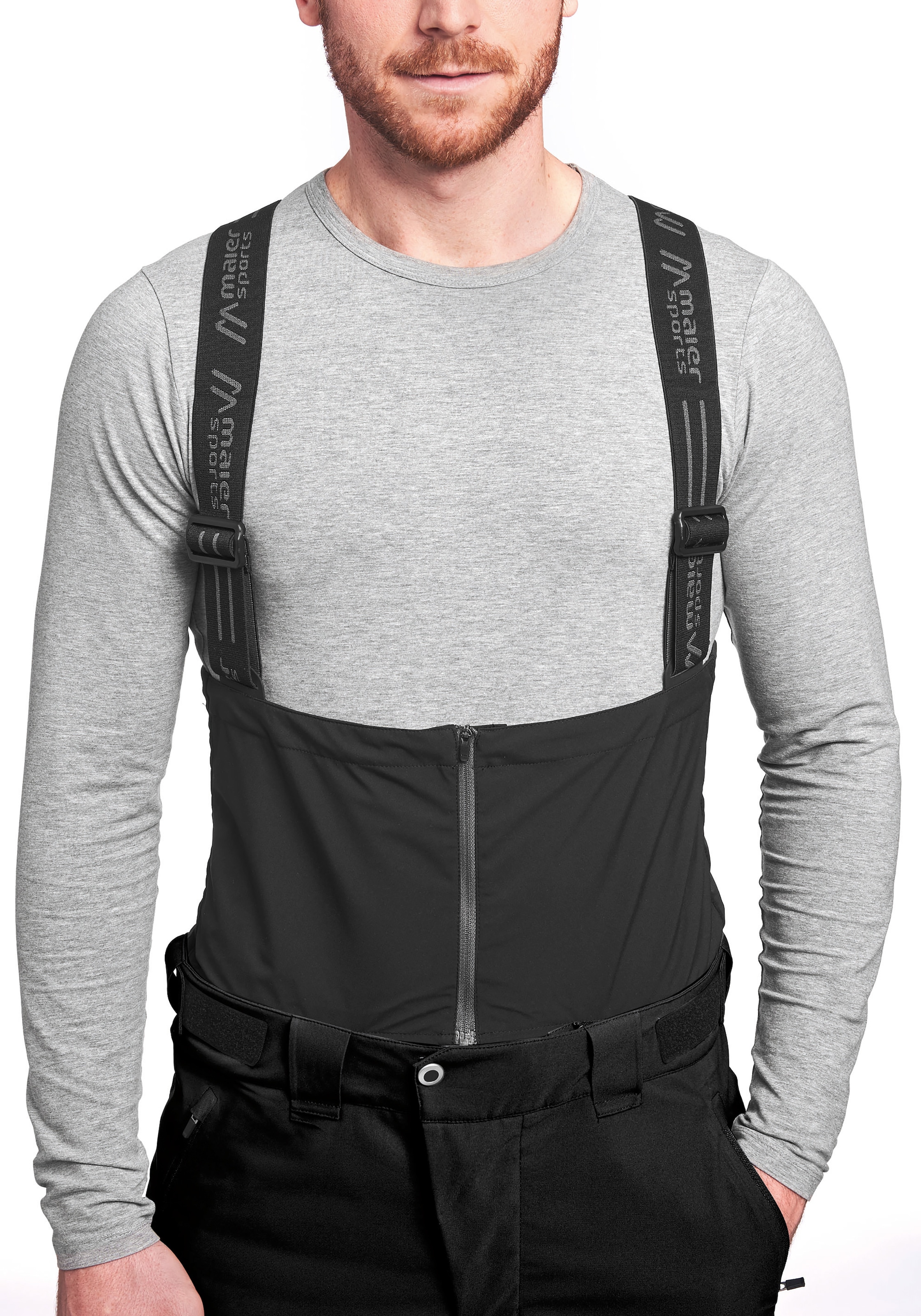 Maier Sports Funktionshose »Diabas Bib M«, Von Berg- bis Hochtour begleitet diese wasserdichte Outdoor-Latzhose