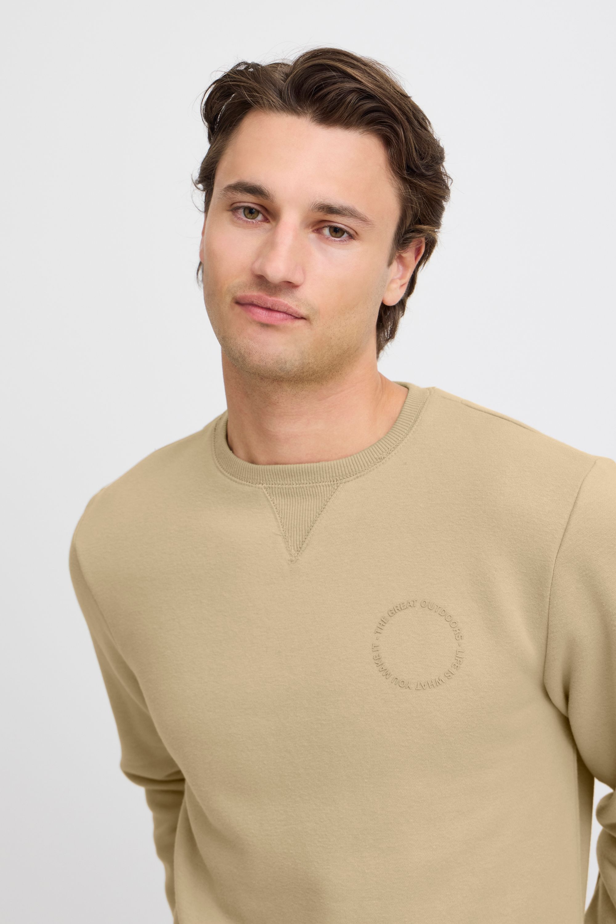 Blend Rundhalspullover »BHSweatshirt« Klassischer Sweatpullover mit Rundhalsausschnitt