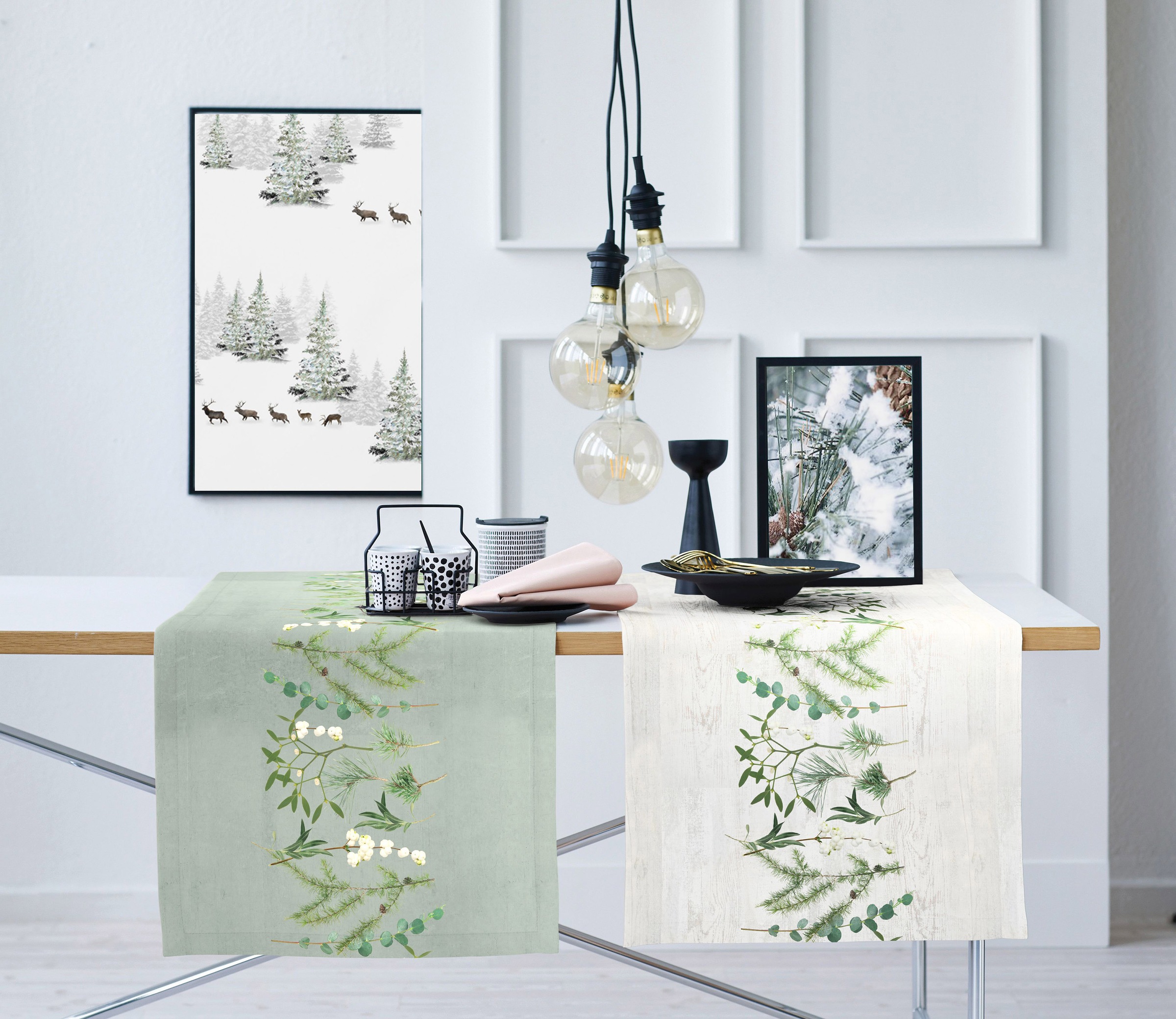 APELT Tischläufer "4687 CHALET STYLE, Weihnachtsdeko, Weihnachten" Digitald günstig online kaufen