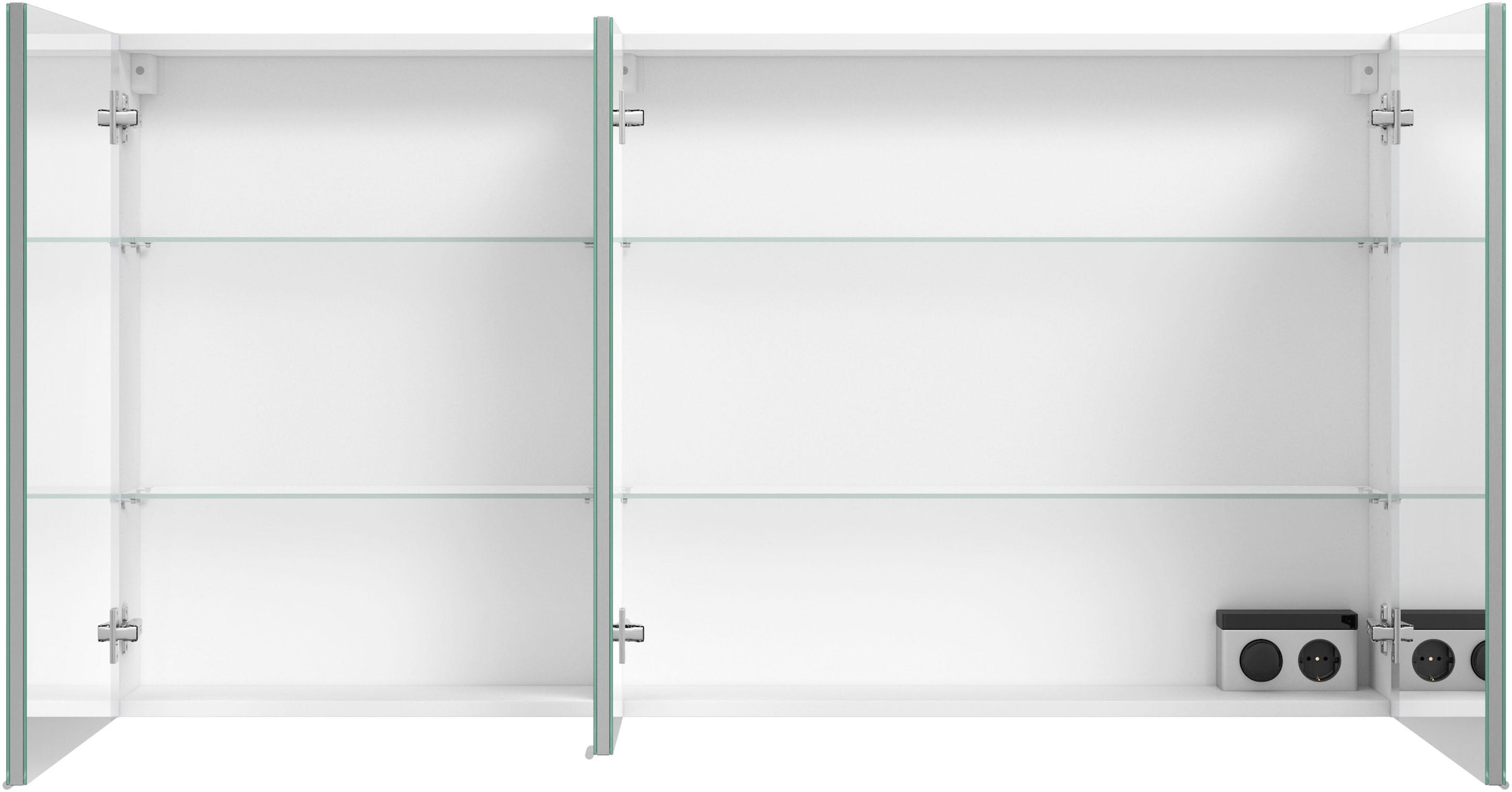 MARLIN Spiegelschrank »3980«, bestellen | verspiegelten Türen, mit vormontiert BAUR doppelseitig