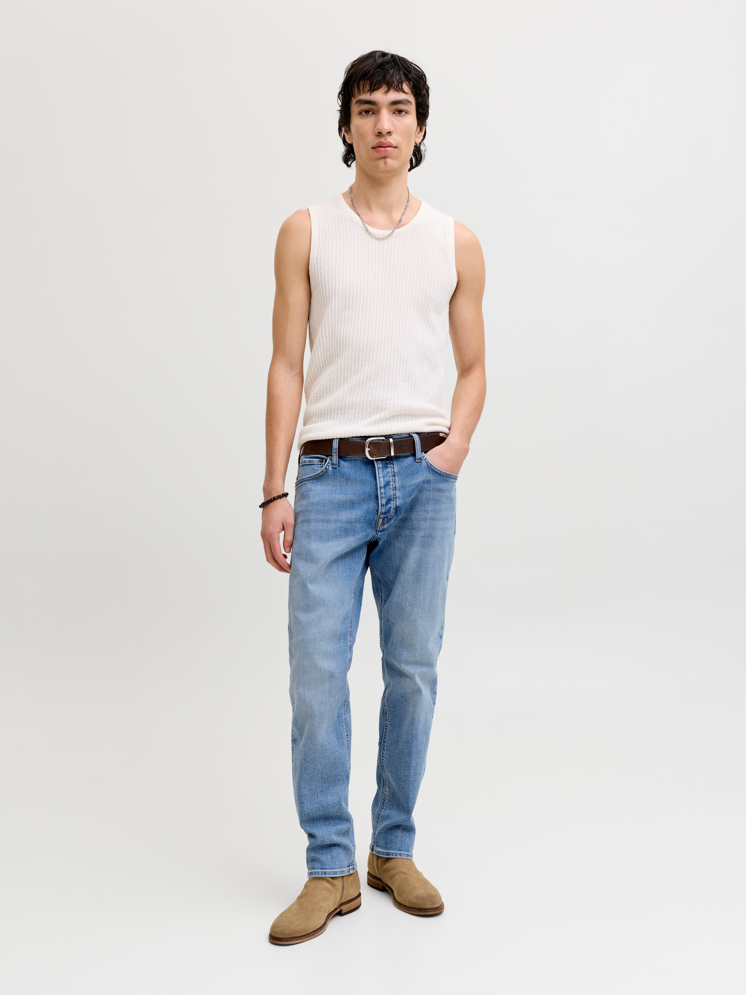 Jack & Jones Tapered-fit-Jeans »JJIMIKE JJORIGINAL ST 171 NOOS« Baumwollmischung, comfort fit