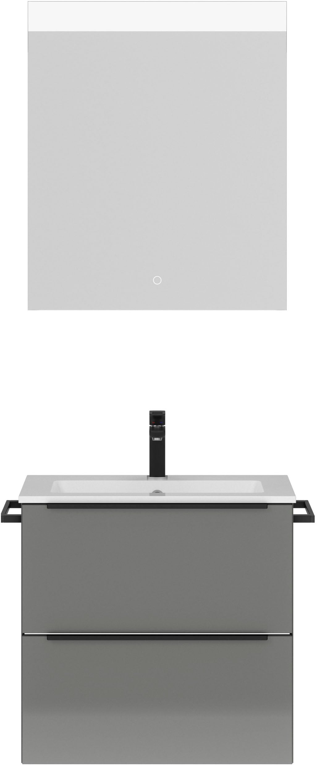 nobilia Badmöbel-Set "Levere" vormontiert, mit Soft-Close, 2 Stk. tlg. günstig online kaufen