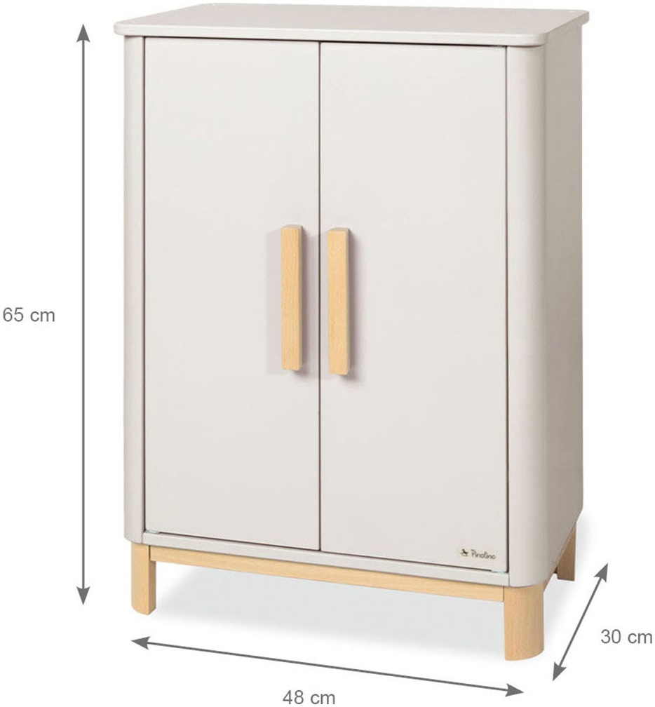 Pinolino® Puppenkleiderschrank »Malea« inklusive 3 Kleiderbügel