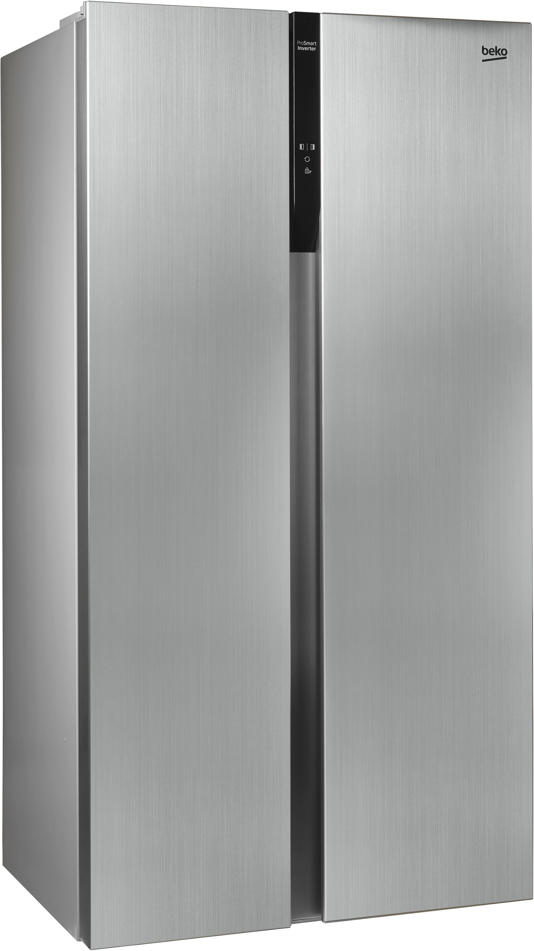 BEKO Side-by-Side »GNO5322XPN 8996313200«, GNO5322XPN 8996313200, 177 cm hoch, 90 cm breit