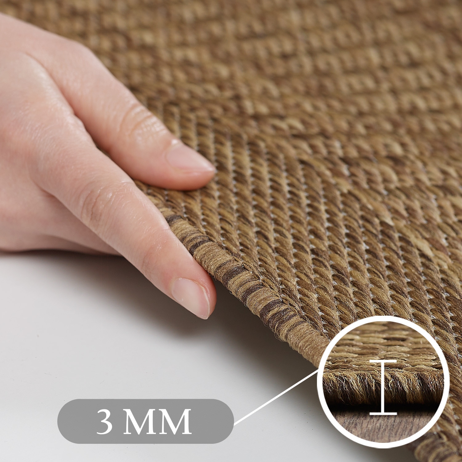 Ayyildiz Teppiche Outdoorteppich »GIZA 1410«, rechteckig, 3 mm Höhe, Läufer, In- und Outdoor, Wetterfest, Wasserabweisend, robust