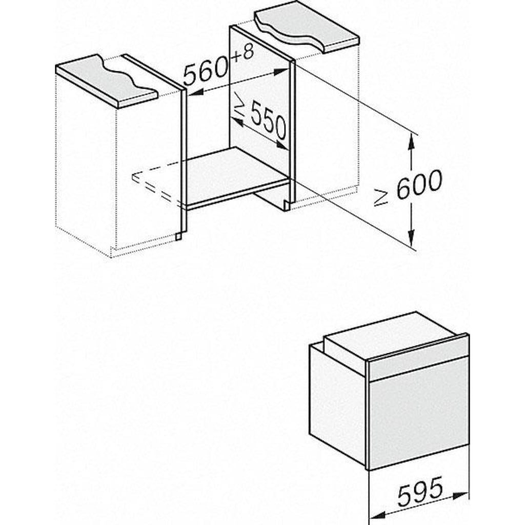 Miele Pyrolyse Backofen »H 2760 BP«, H 2760 BP, mit Vollauszug, Pyrolyse-Selbstreinigung