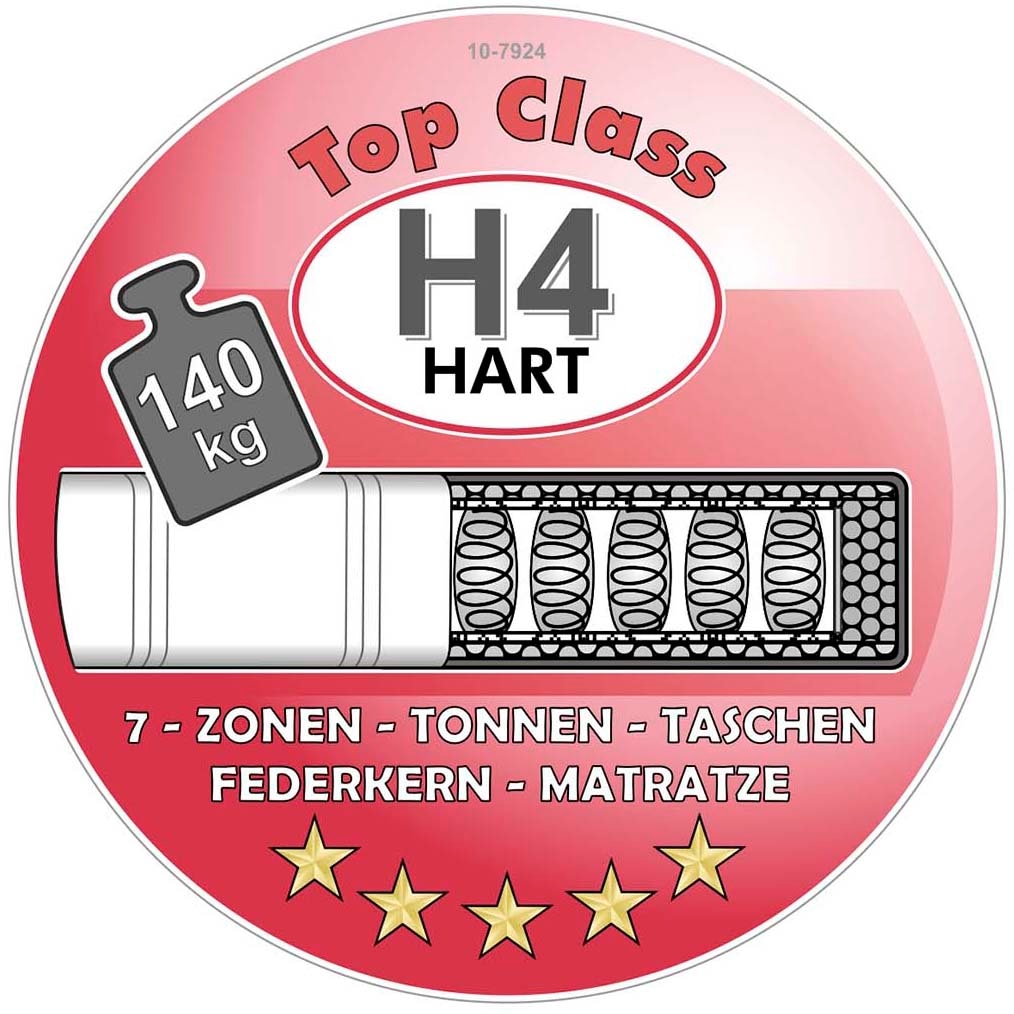 Jockenhöfer Gruppe Boxspringbett »Queen, inklusive Strauraum/Bettkasten«, 7-Zonen-TTFK-Matratze, KS-Topper, verschiedene Härtegrade wählbar