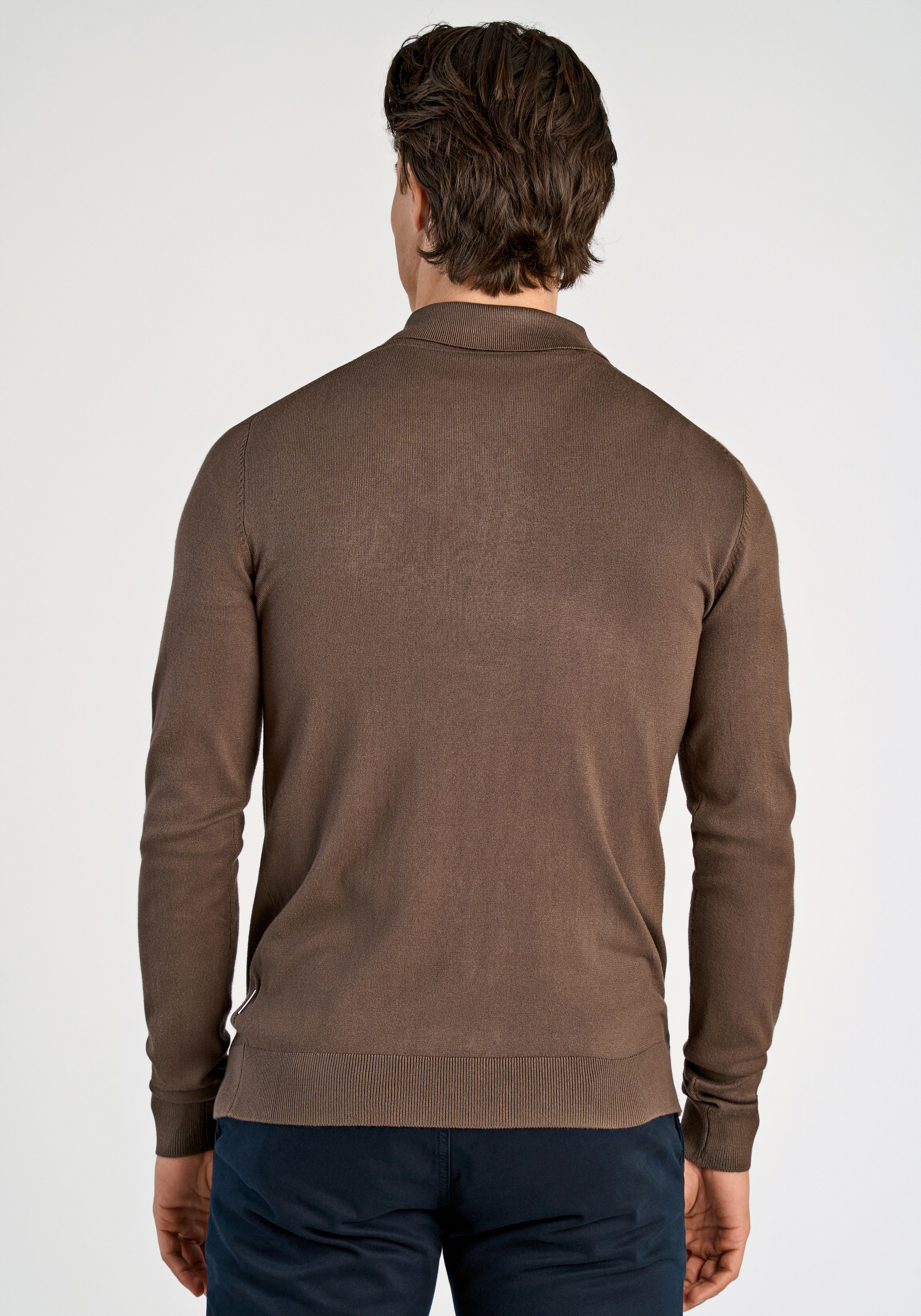 LINDBERGH Langarm-Poloshirt »Lindbergh Troyer«