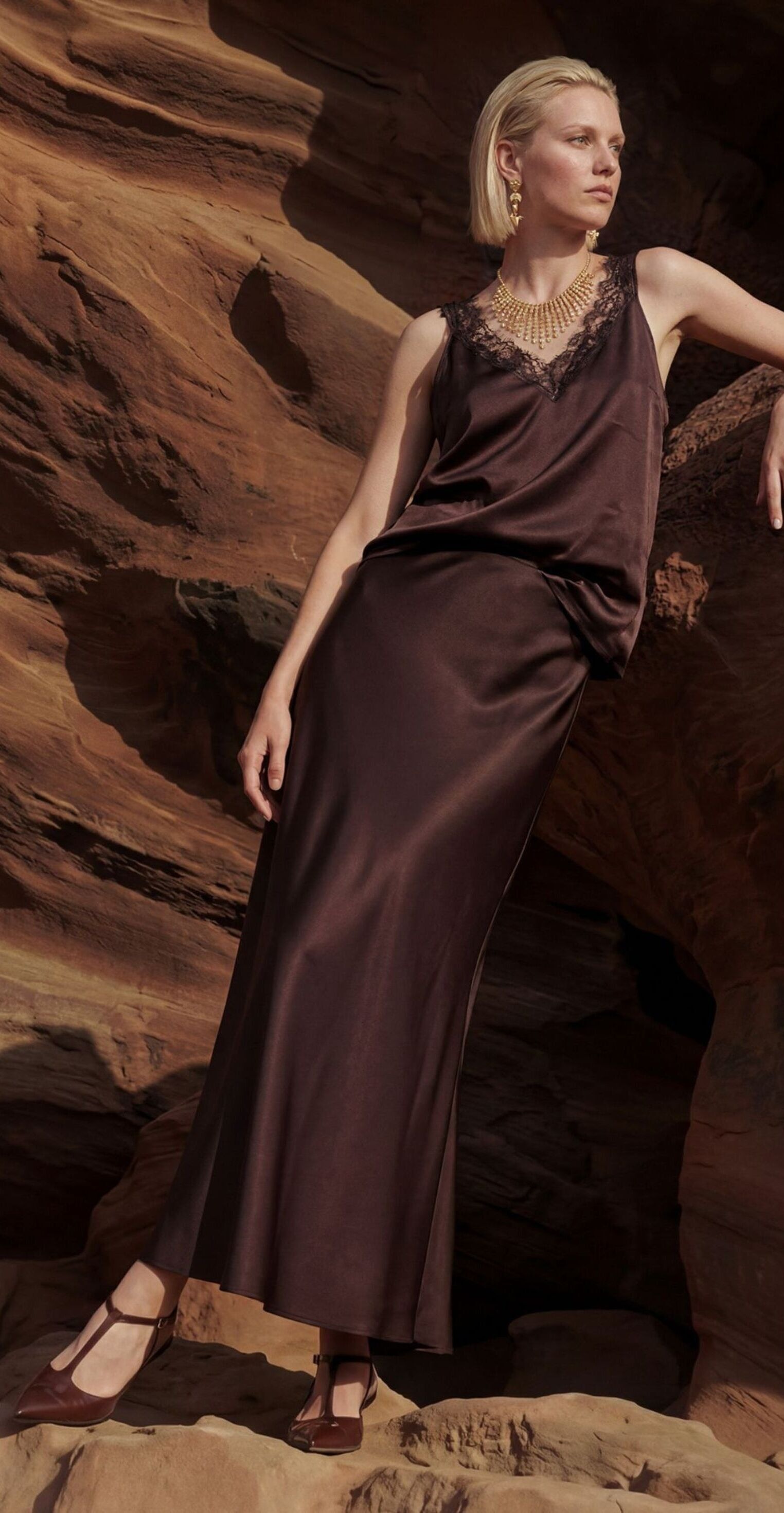 Zero Maxirock »Damen mit ausgestelltem Rock« Material