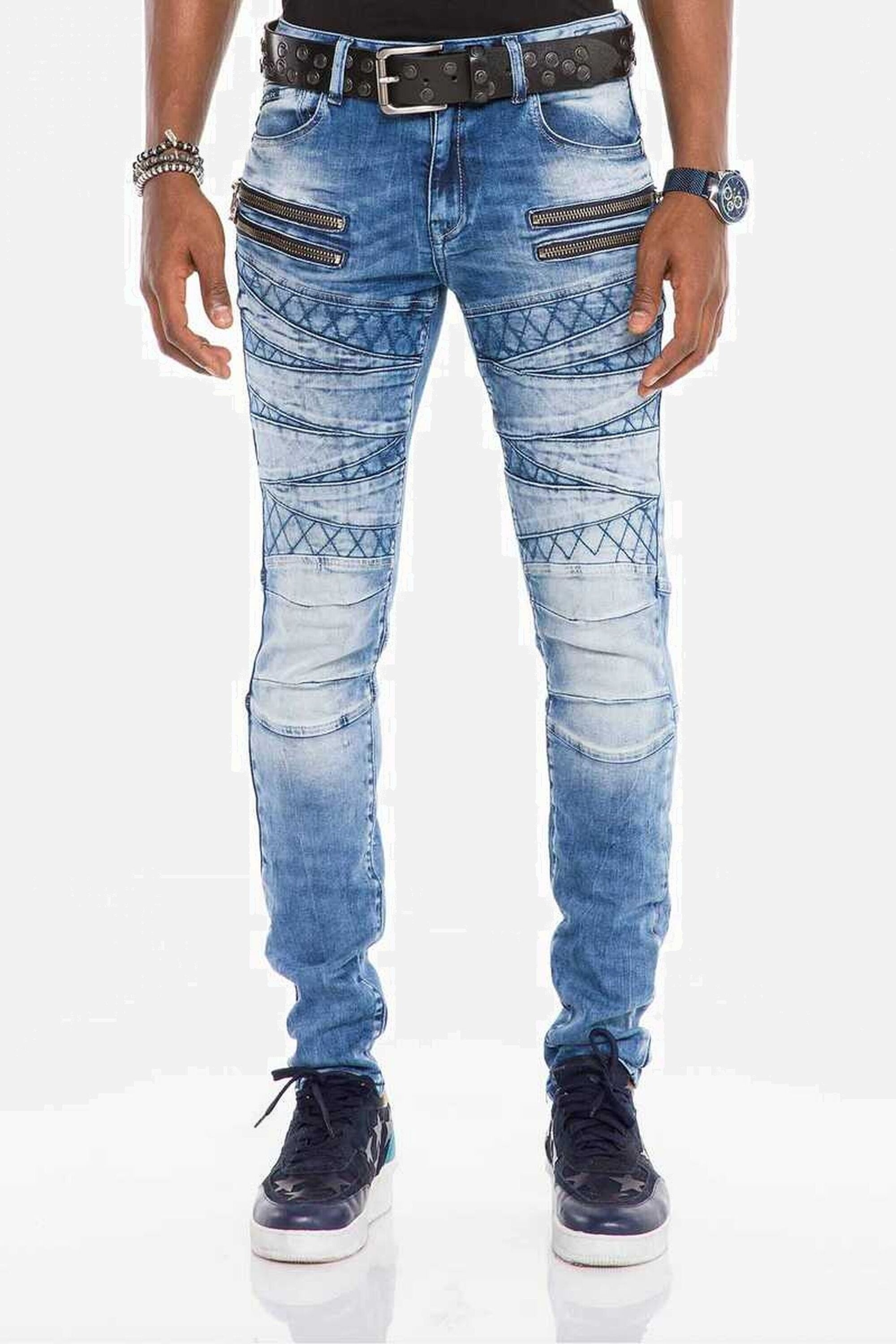 Cipo & Baxx Slim-fit-Jeans "Jeans", im stylischen Look in Slim Fit, CD-505