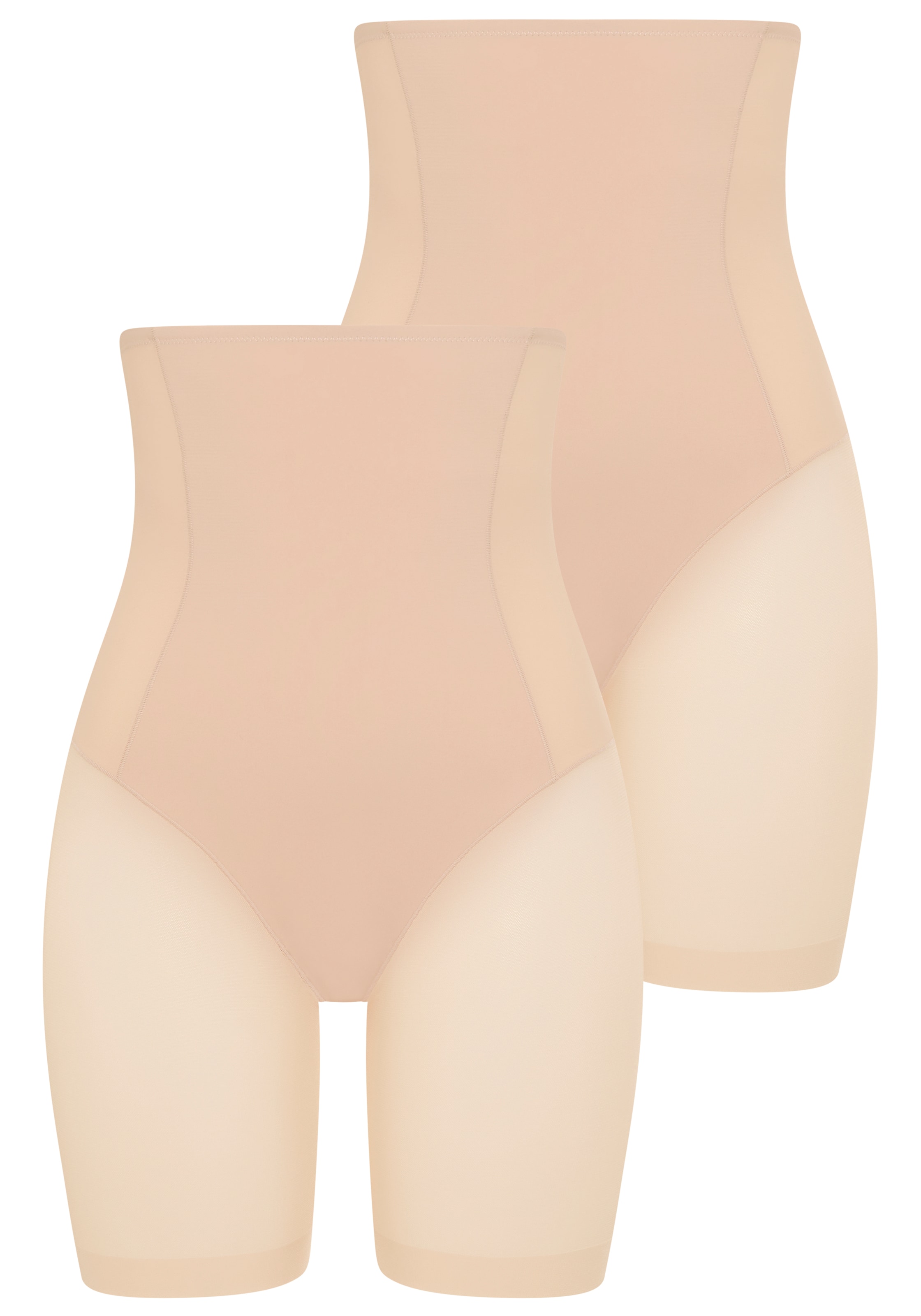 YSABEL MORA Shapinghose 2er Pack, hoch geschnitten, längeres Bein mit Tüll, günstig online kaufen