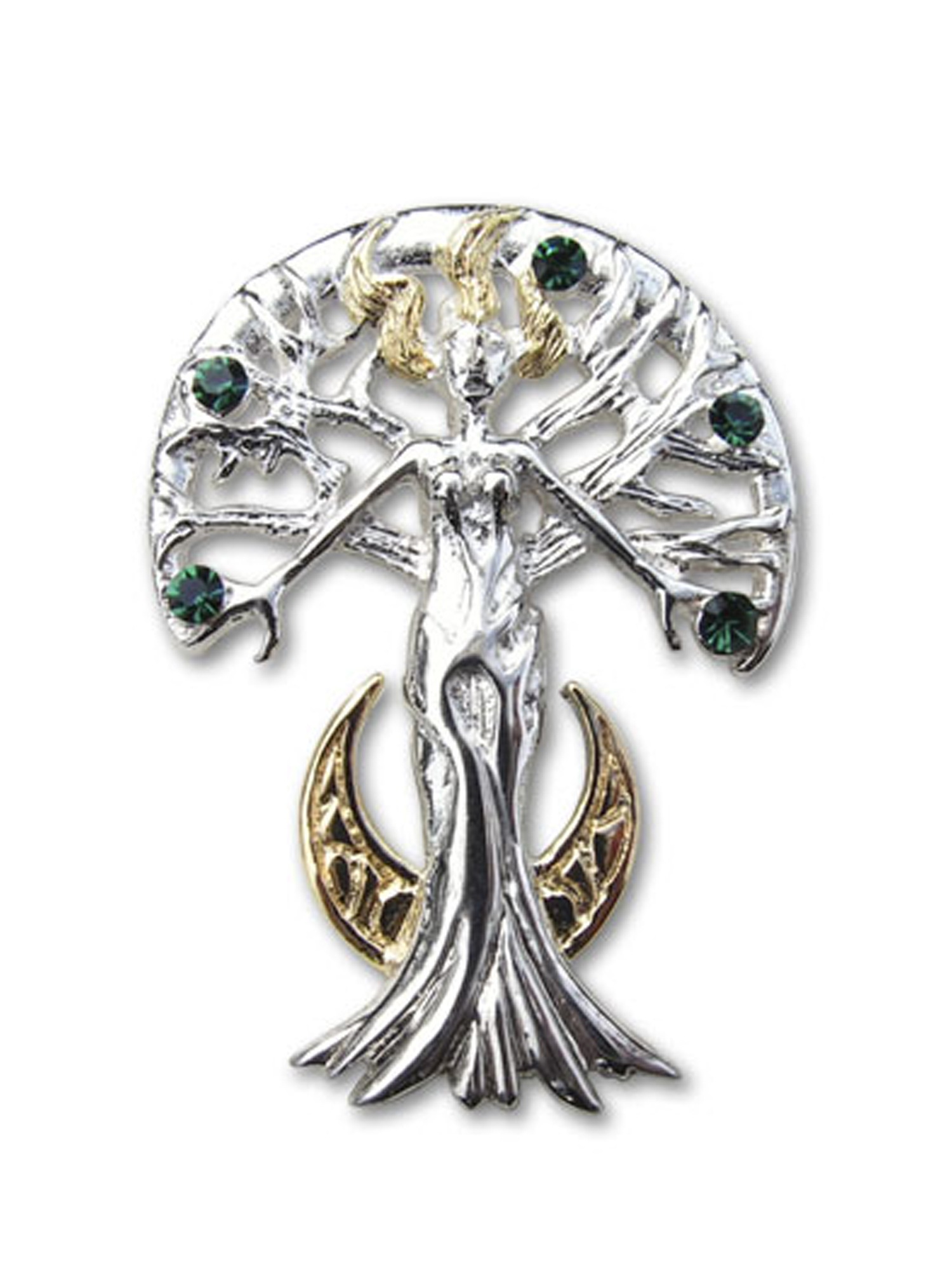 Adelia´s Amulett »Anhänger Silver Myth von Anne Stokes Talisman« Celina Sylvana Innere Stärke und Selbsterkenntnis