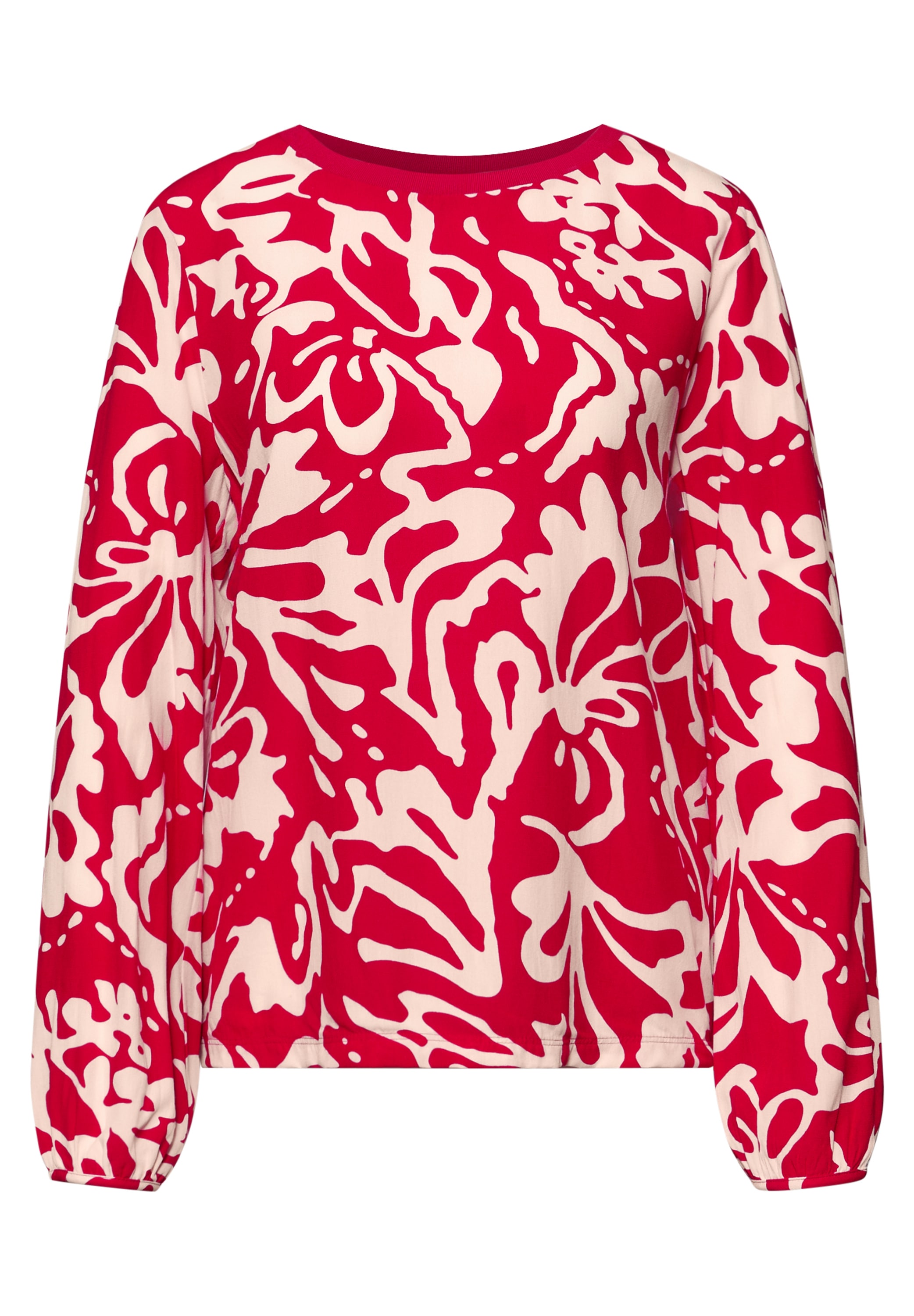 STREET ONE Langarmshirt Rundhalsausschnitt