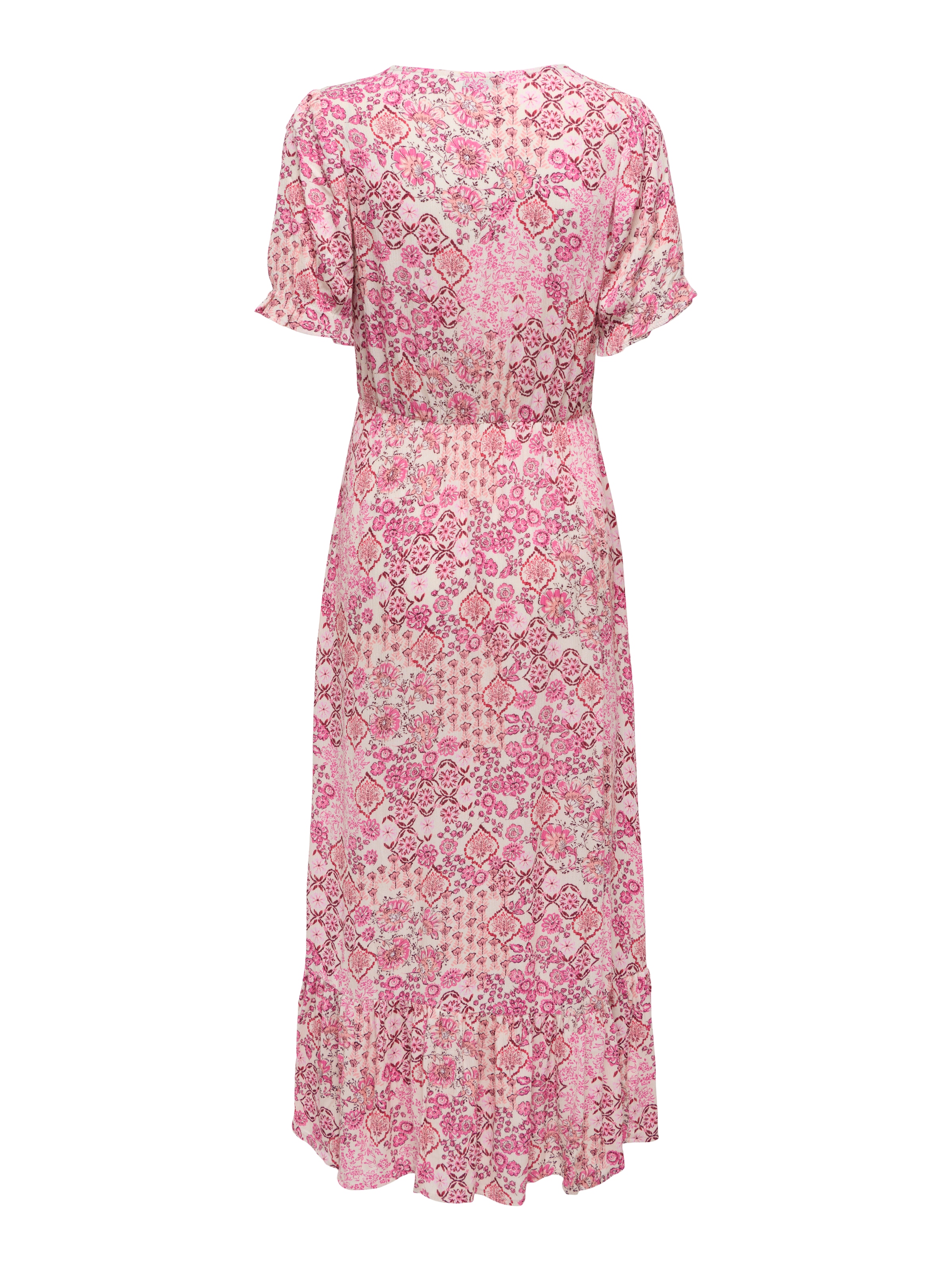 ONLY Maxikleid »ONLCHIANTI S/S LONG DRESS WVN NOOS« Viskose, regular fit