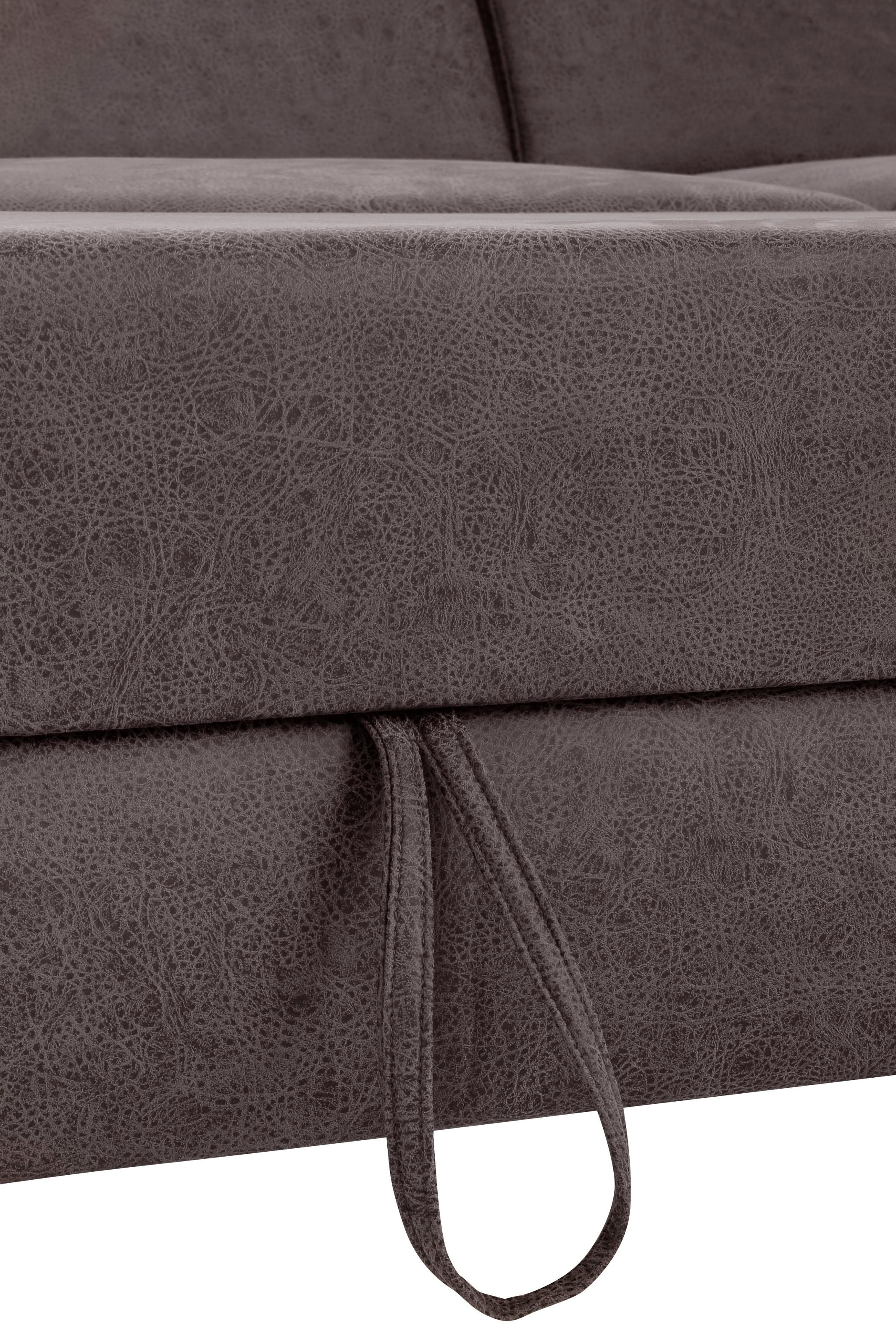 Home affaire Ecksofa »Palmera L-Form«, Federkern, wahlweise mit Bettfunktion und mit/ohne Bettkasten