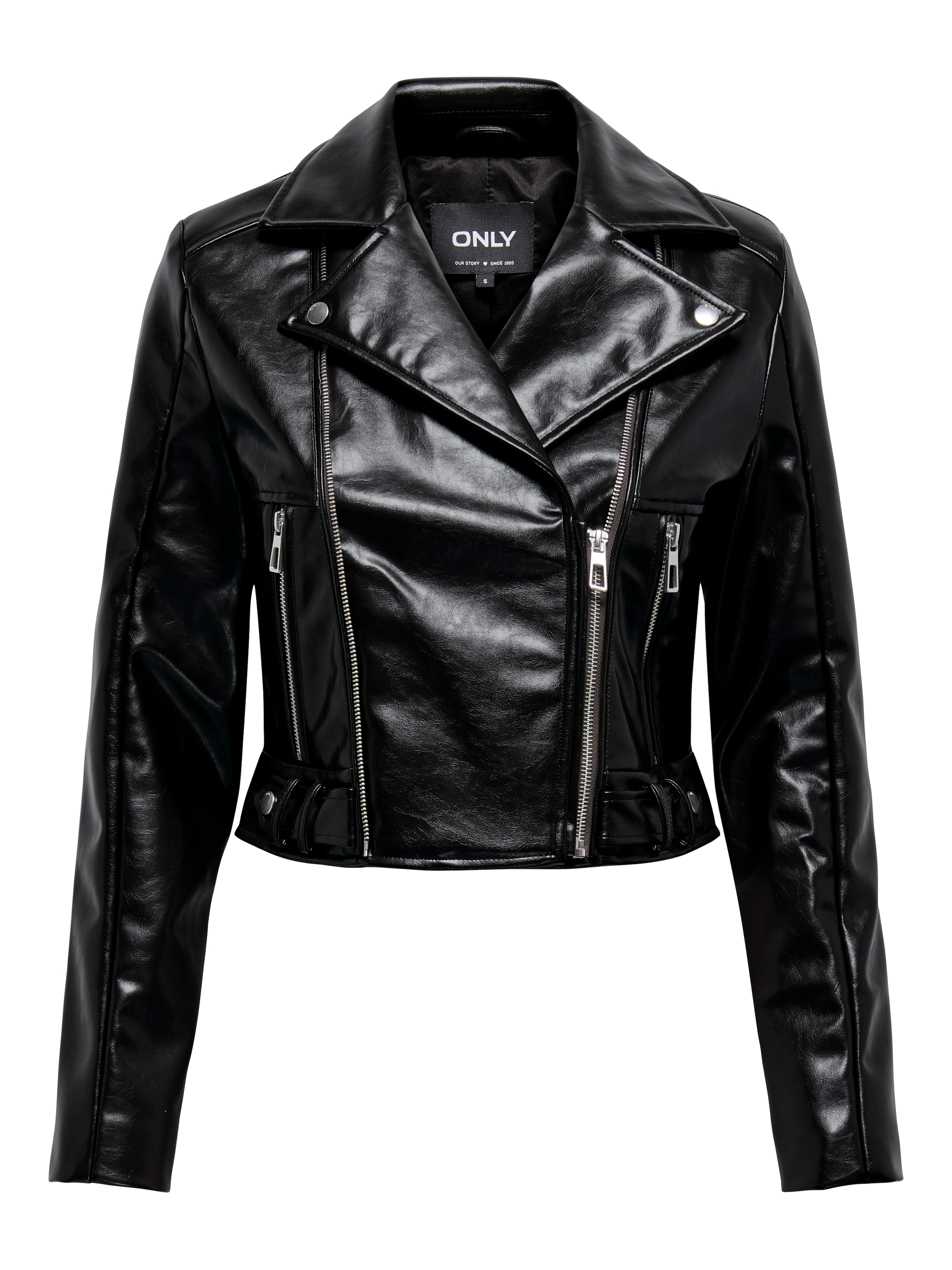 ONLY Bikerjacke "ONLKAMILLA PATENT SHOULDER BIKER CC OTW", ohne Kapuze günstig online kaufen