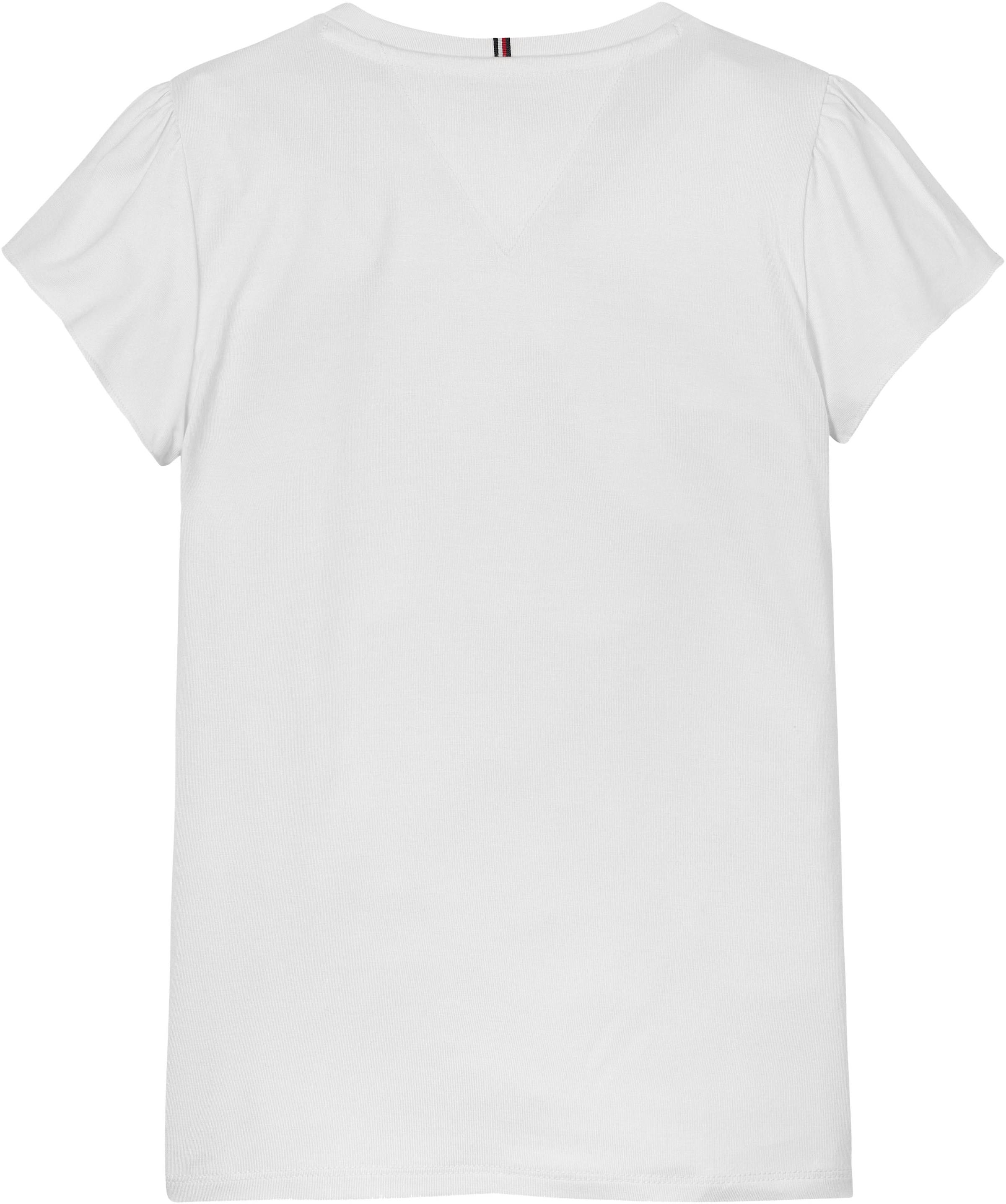 Tommy Hilfiger T-Shirt »FLOWER PUFF PRINT REG TEE SS« Kinder bis 16 Jahre mit Markenprint