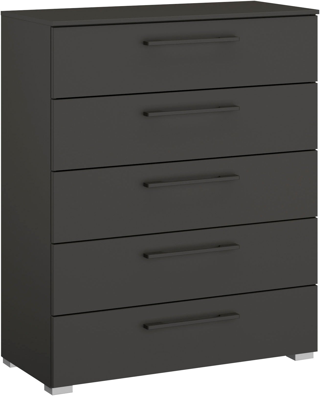 rauch Schubkastenkommode "Kommode Sideboard Wäscheschrank Schrank SKAT PURE" inkl. SOFT-CLOSE-FUNKTION, mit 5 Schubladen in puristischem Design MADE IN GERMANY