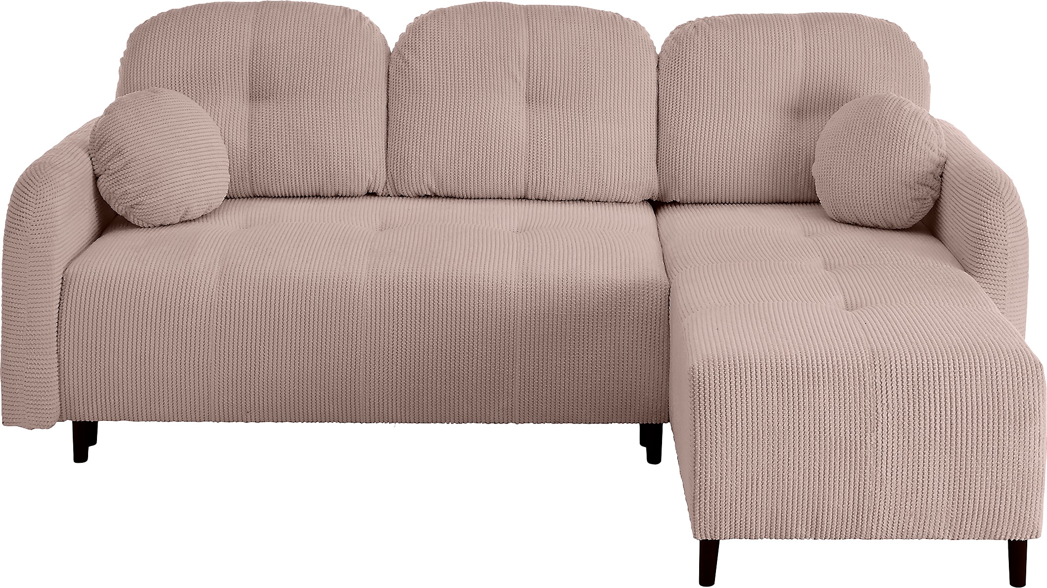 Leonique Ecksofa "BLAISE", mit Bett-Funktion (Liegefläche 140/200 cm), Zier günstig online kaufen