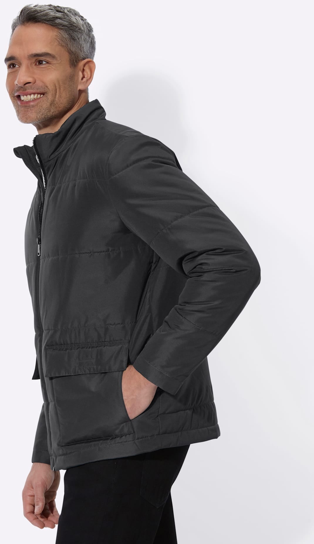 Classic Steppjacke ohne Kapuze