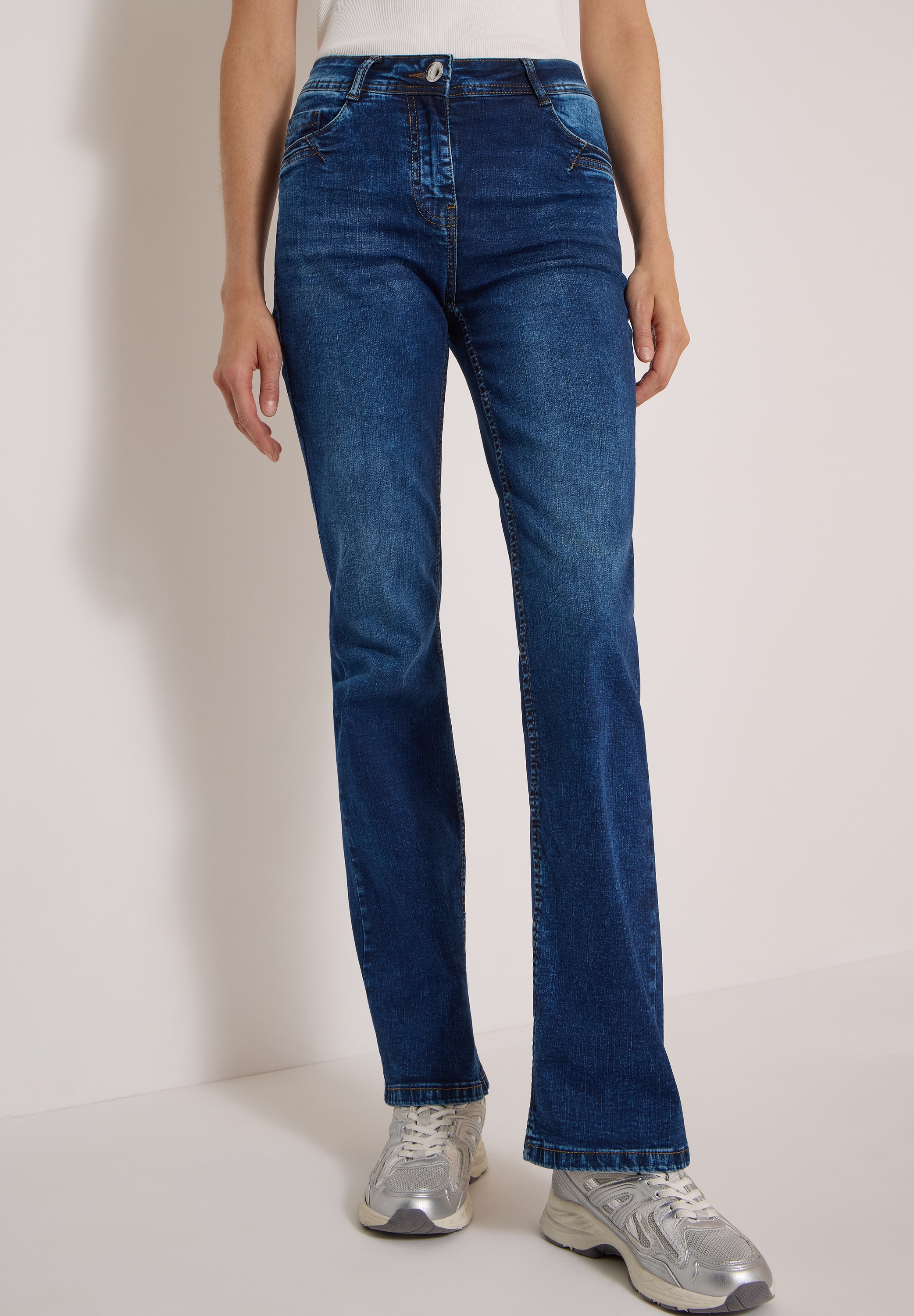 Cecil Slim-fit-Jeans High Waist