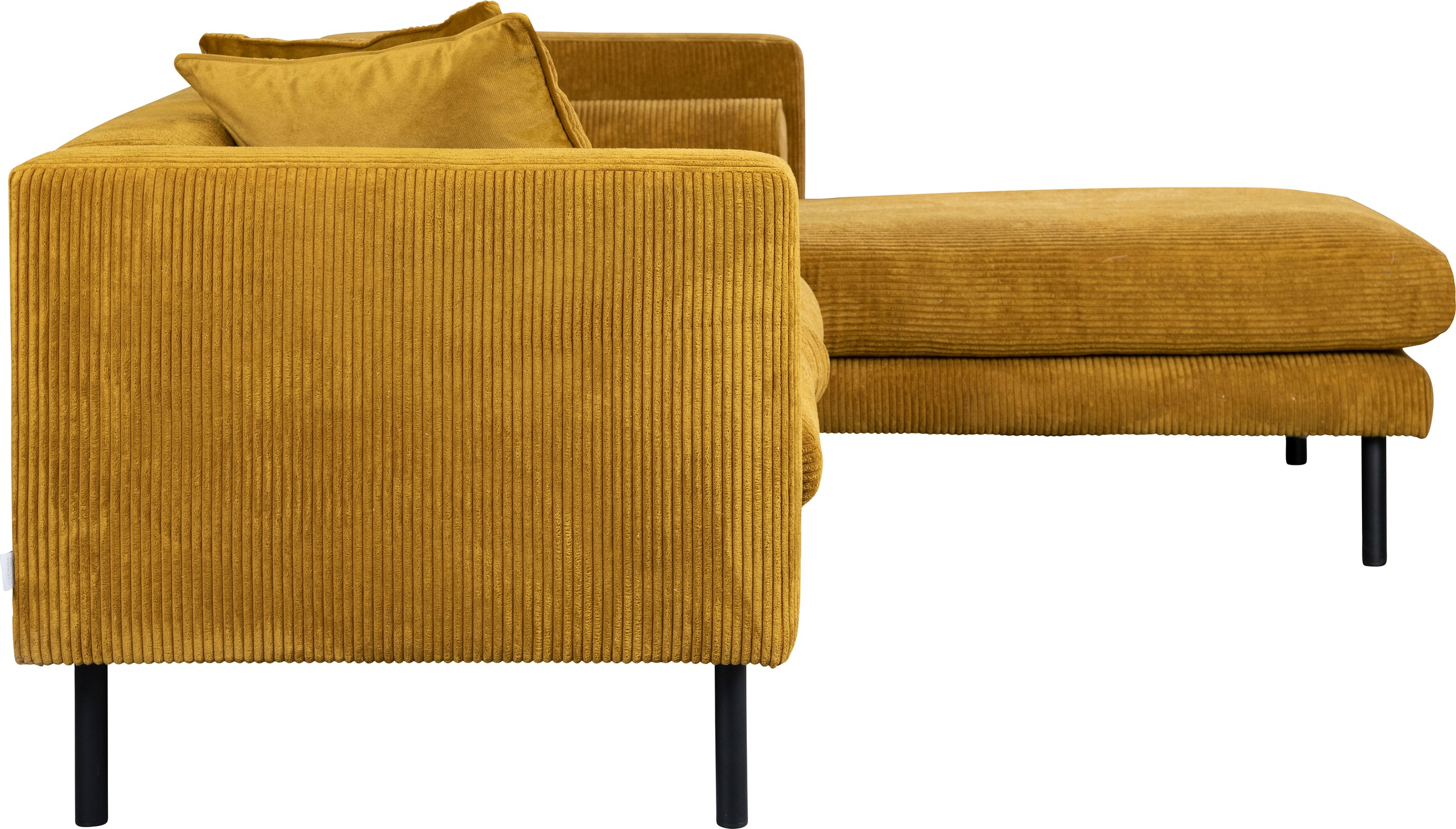 Home affaire Ecksofa »Lillibeth L-Form Designsofa, Maße B/T/H: 240/173/83 cm«, Zierkissen als Wendekissen, in Samtoptik oder Cord