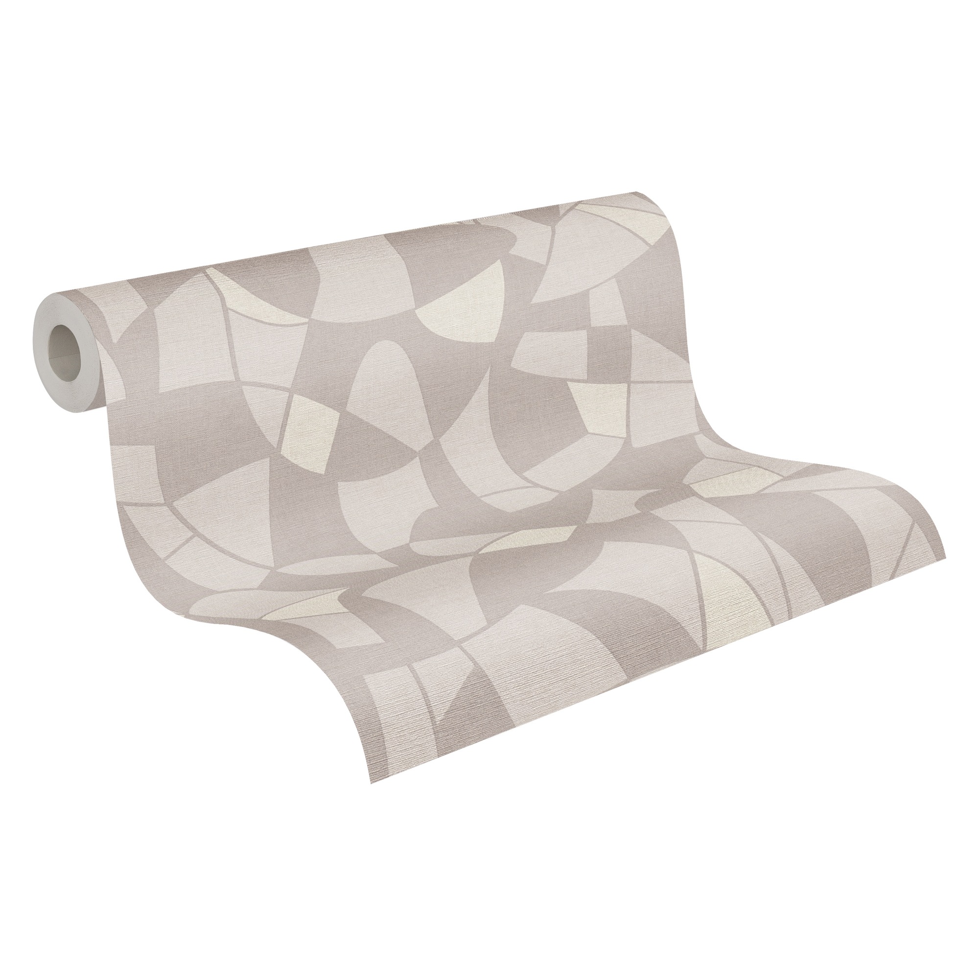 A.S. Création Vliestapete "Antigua Tapete mit Formen" gemustert matt neutral leicht strukturiert Grafiktapete Retrotapete Tapeten Wohnzimmer Schlafzimmer Küche Design