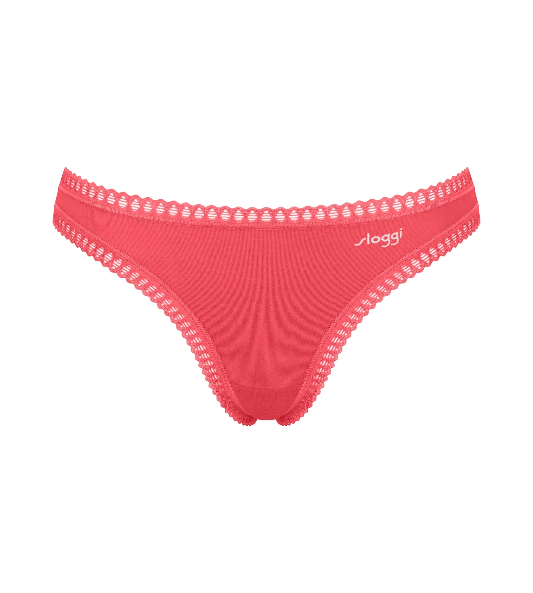 sloggi String »GO Crush« 3er Pack,  dehnbare Spitzendetails, Multipack, Cotton-Mix, bequem