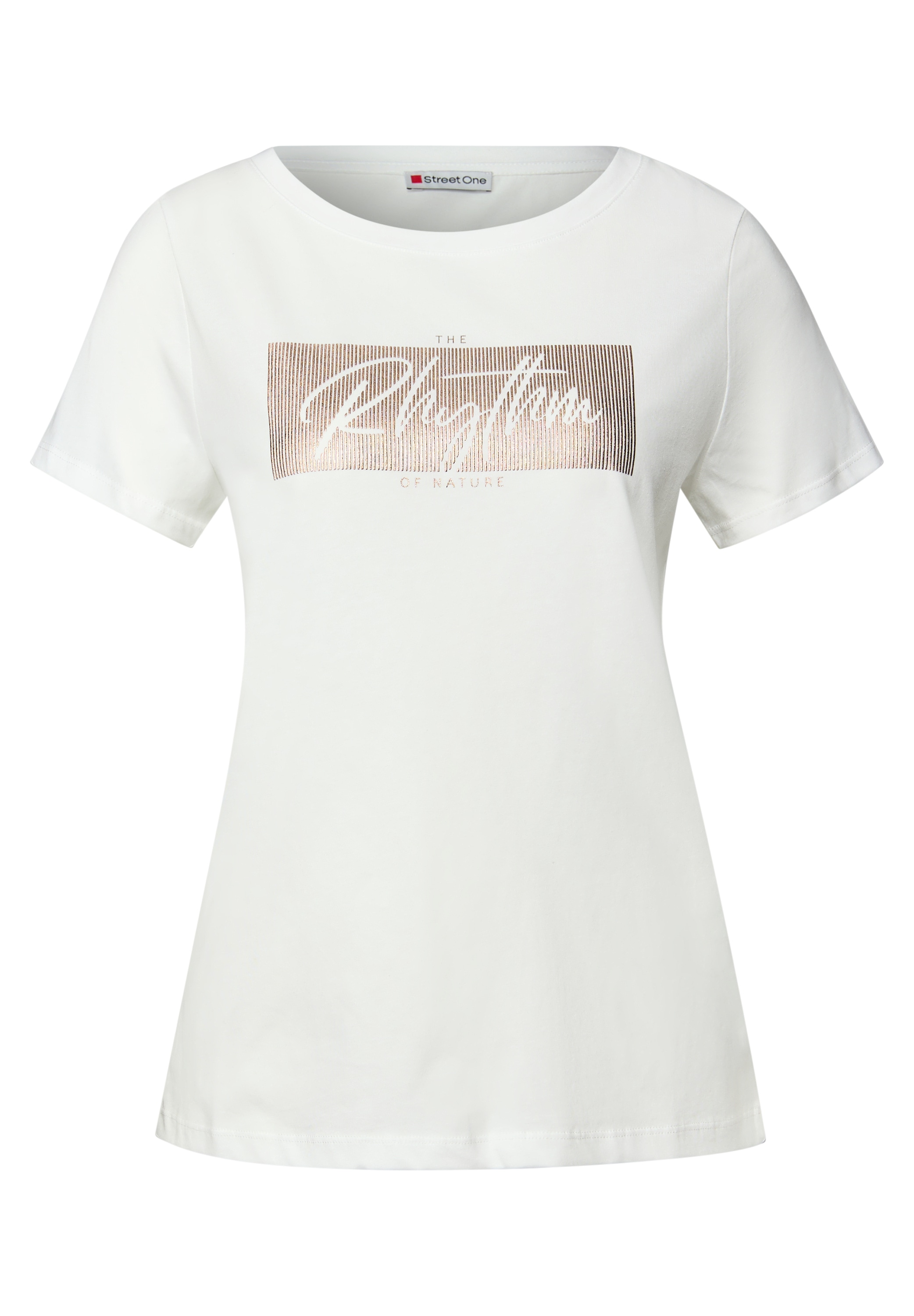 STREET ONE T-Shirt, aus reiner Baumwolle