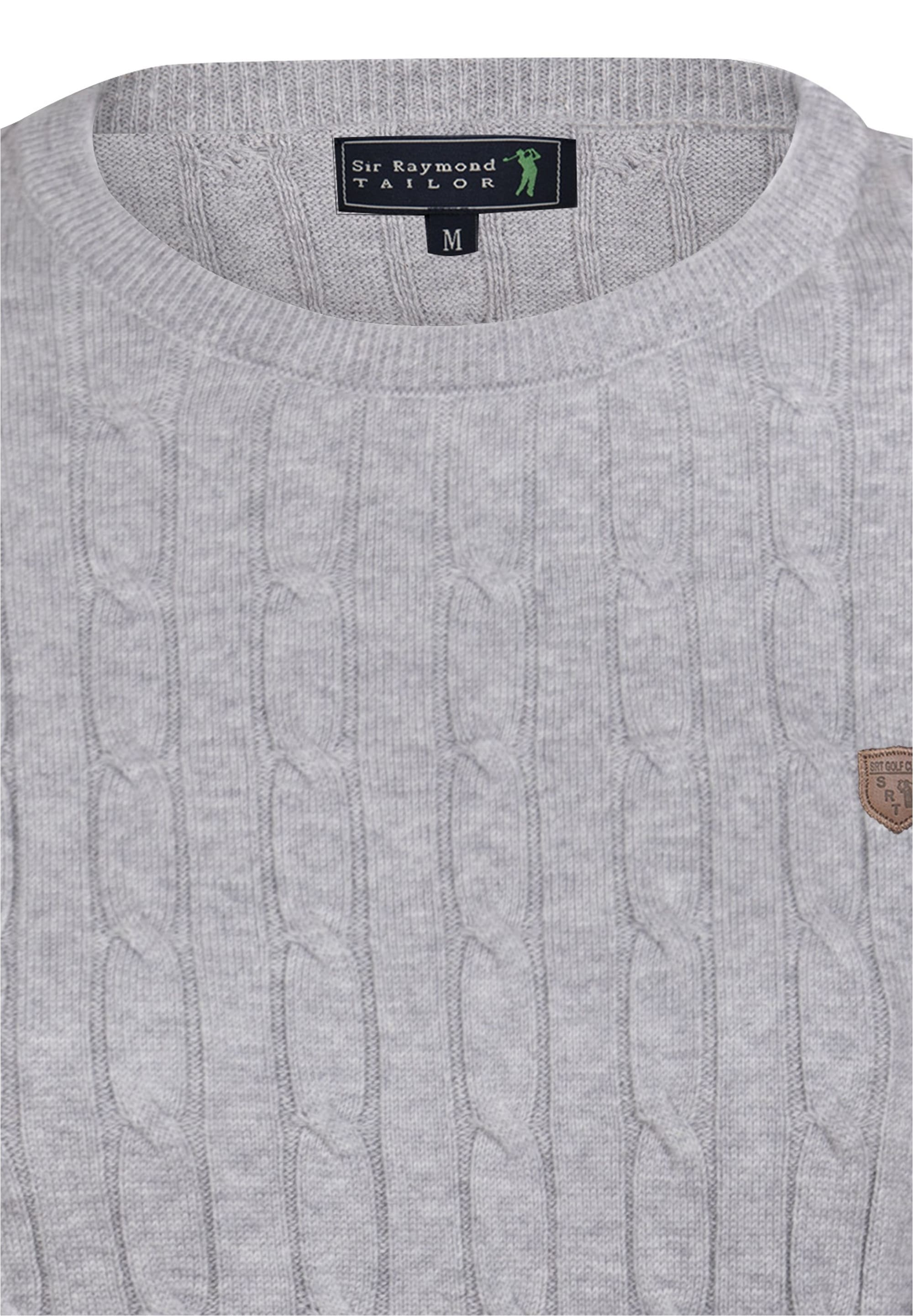 SIR RAYMOND TAILOR Strickpullover »Authen«, (1 tlg.), mit klassischem Rundhalsausschnitt