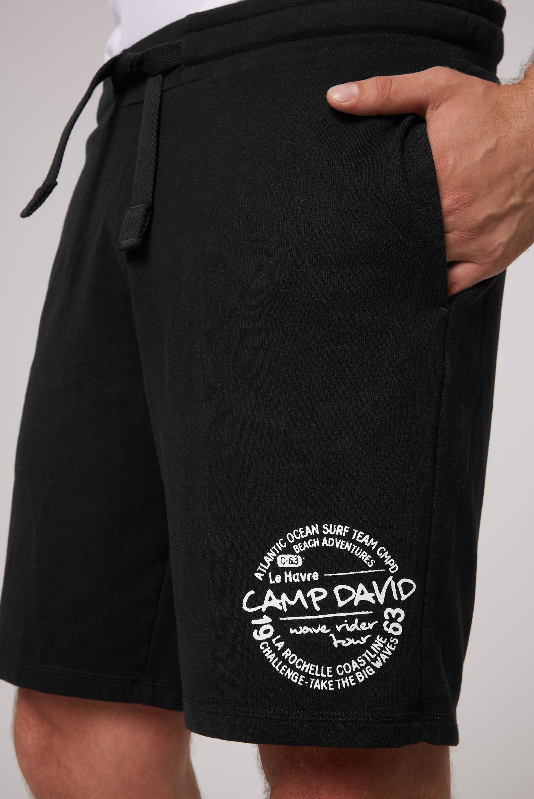 CAMP DAVID Sweatshorts, mit Elastikbund